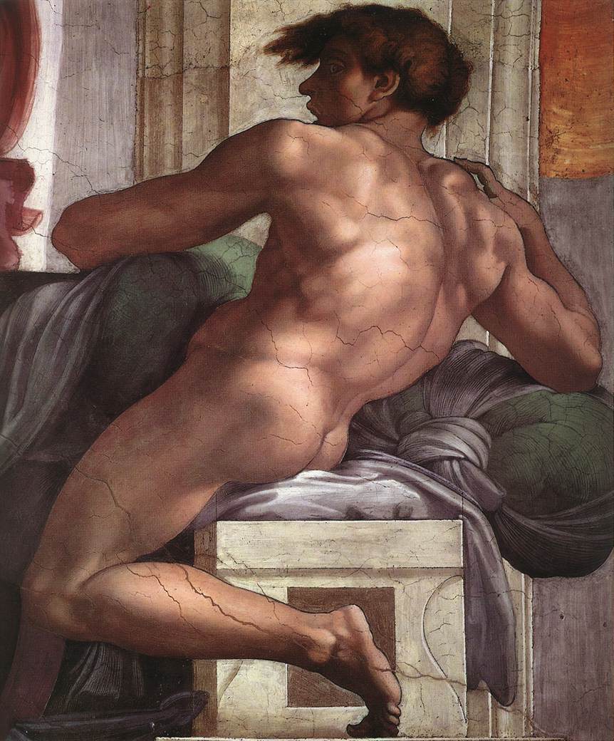 Figure 72: (R3_53b) Michelangelo, Ignudo
