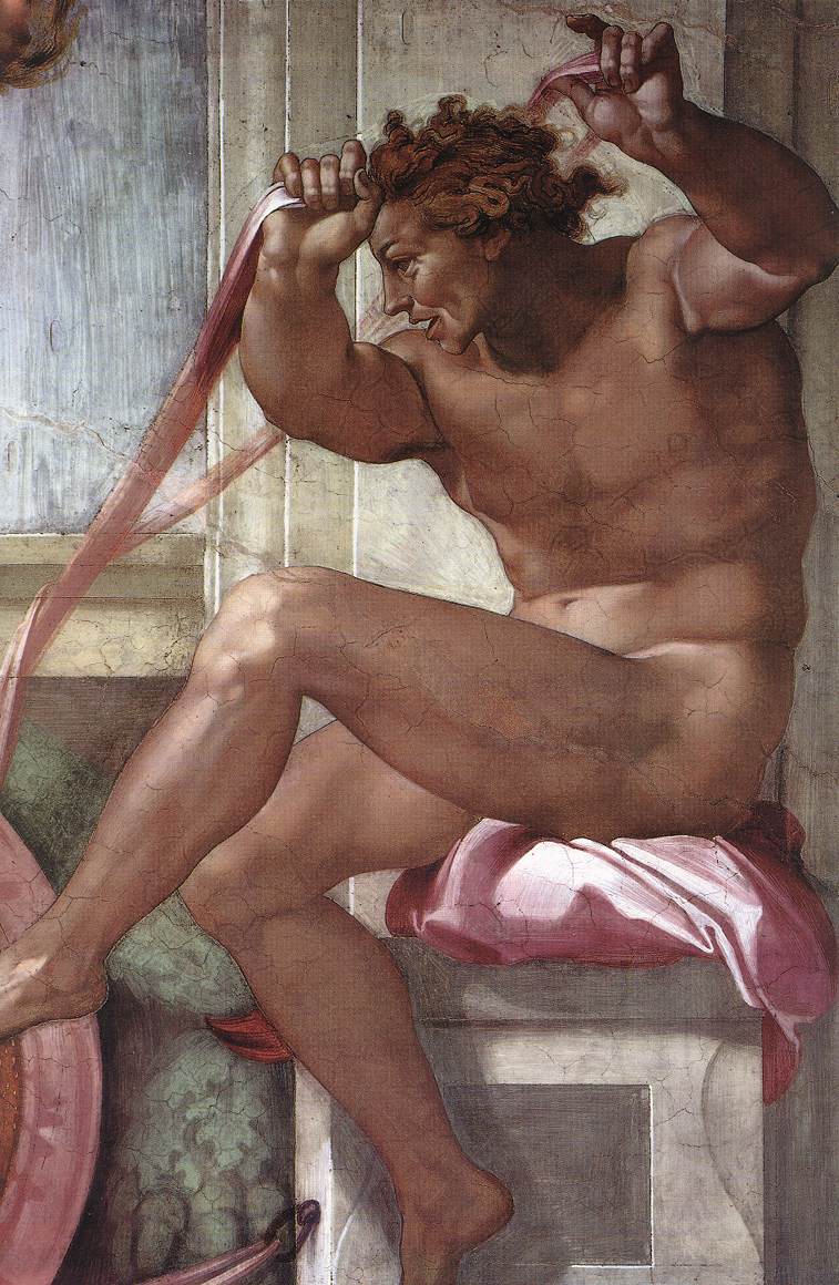 Figure 74: (R3_55) Michelangelo, Ignudo