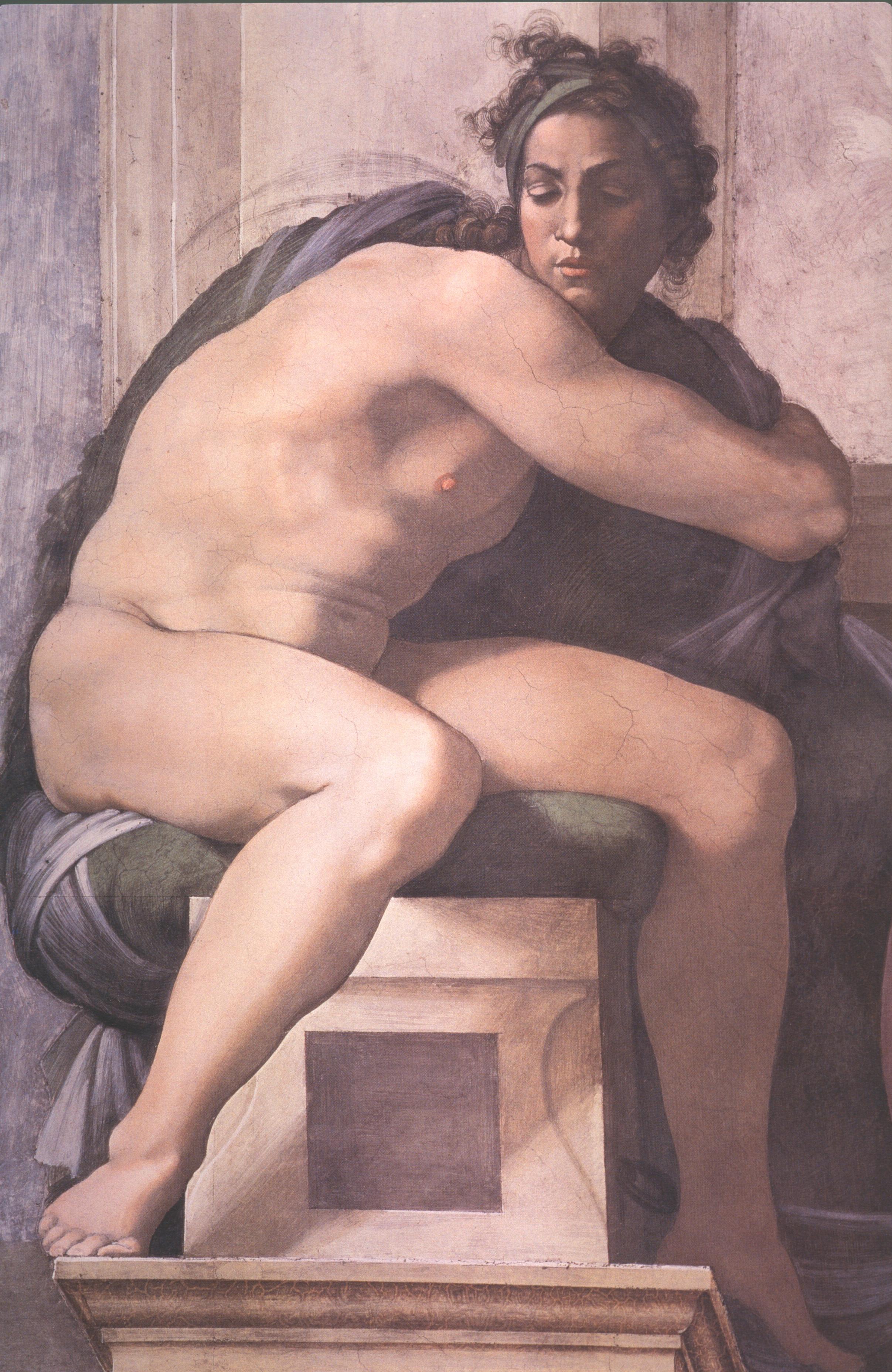 Figure 76: (R3_57) Michelangelo, Ignudo