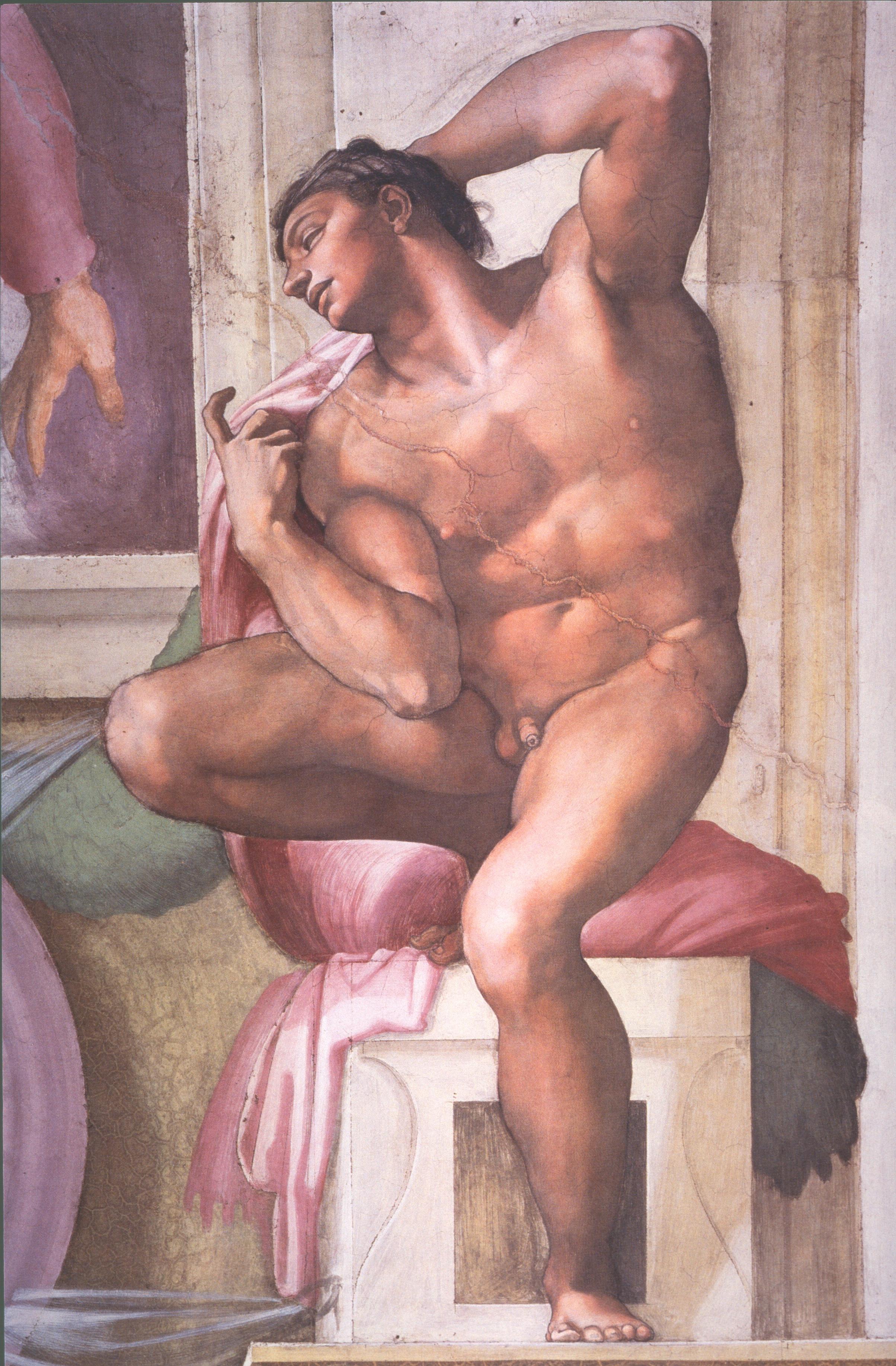 Figure 78: (R3_59) Michelangelo, Ignudo