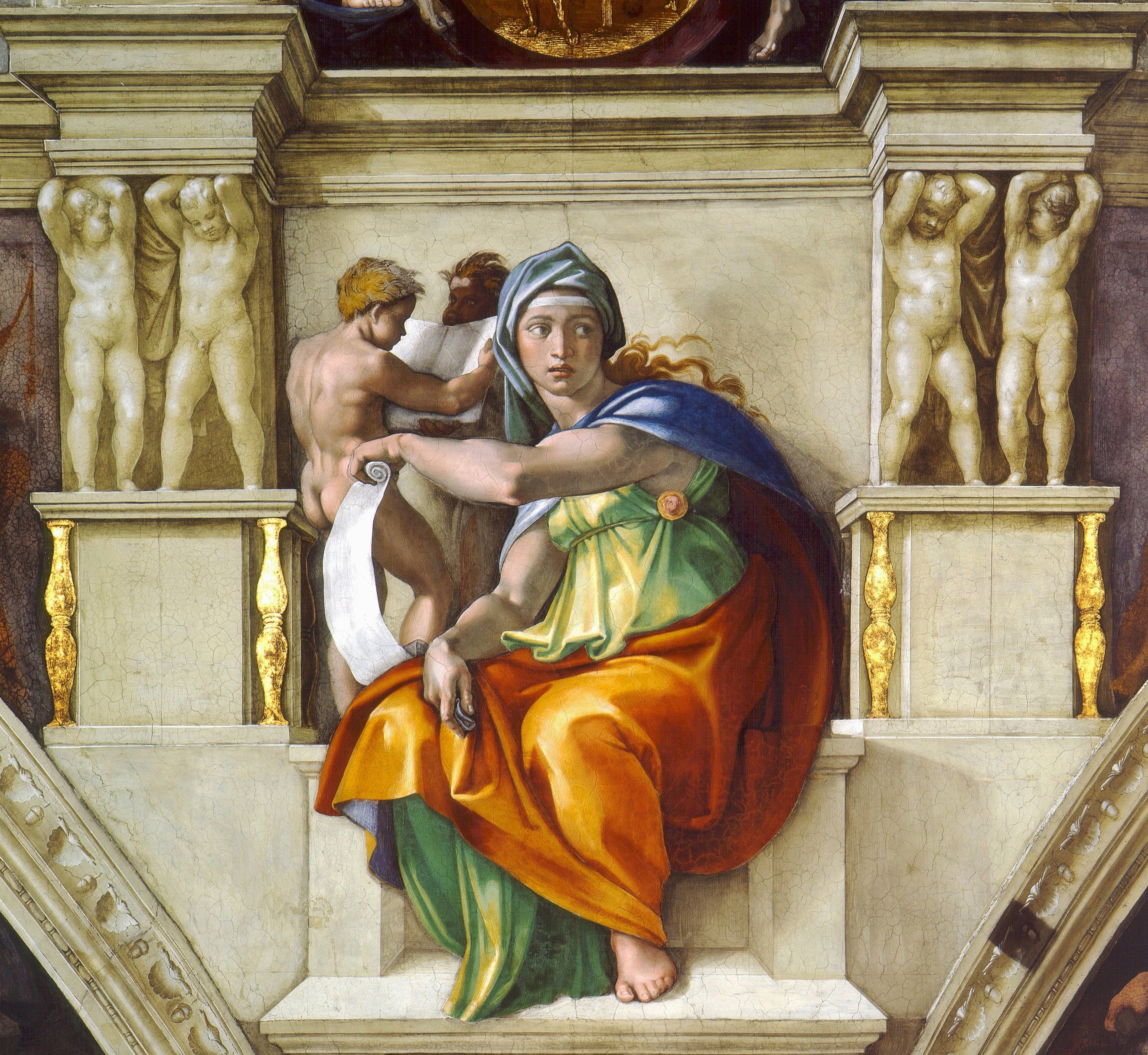 Figure 85: (R3_65a) Michelangelo, Delphic Sibyl