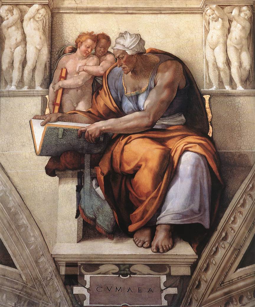 Figure 87: (R3_66b) Michelangelo, Cumaean Sibyl