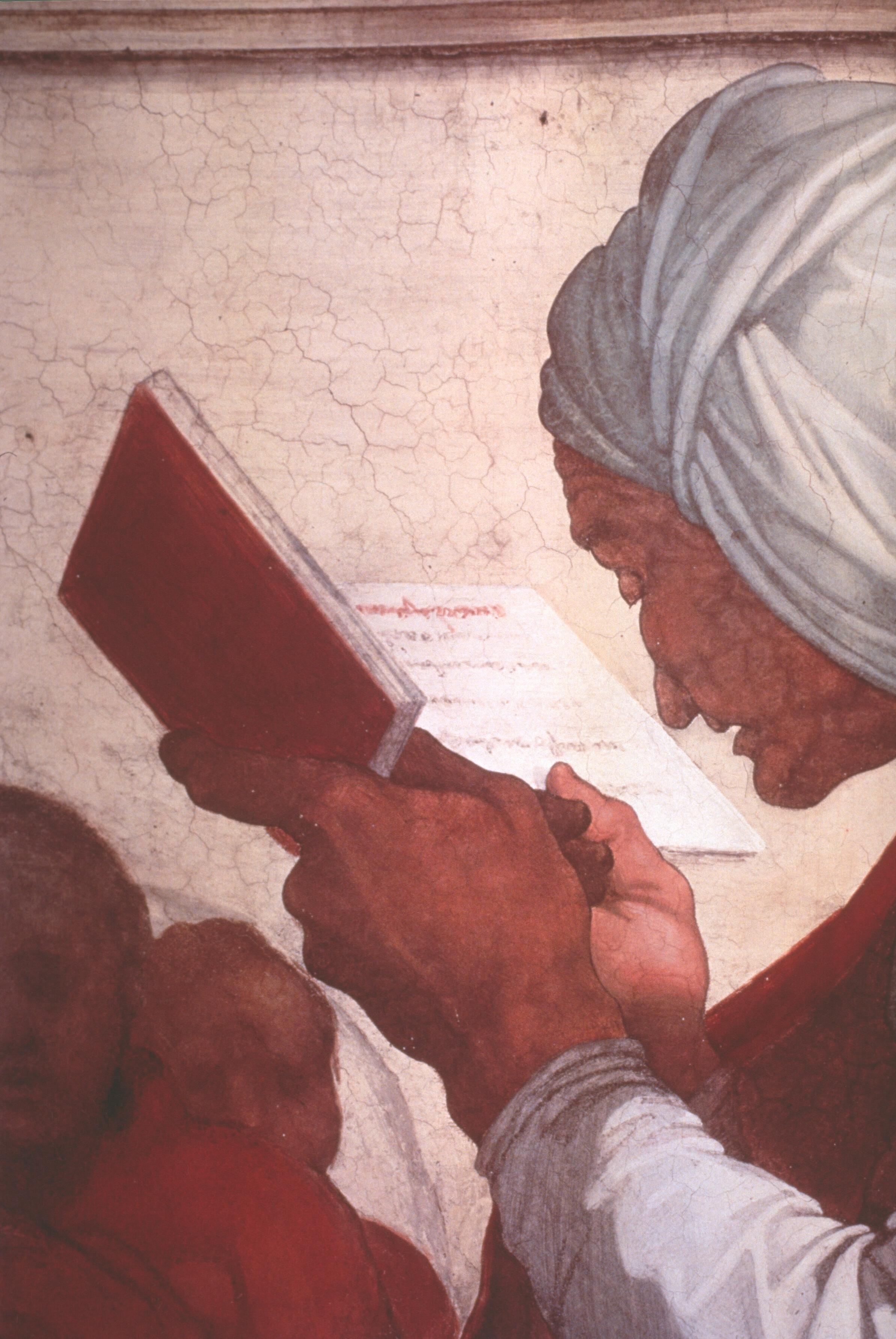 Figure 90: (R3_69) Michelangelo, Detail of the Persian Sibyl