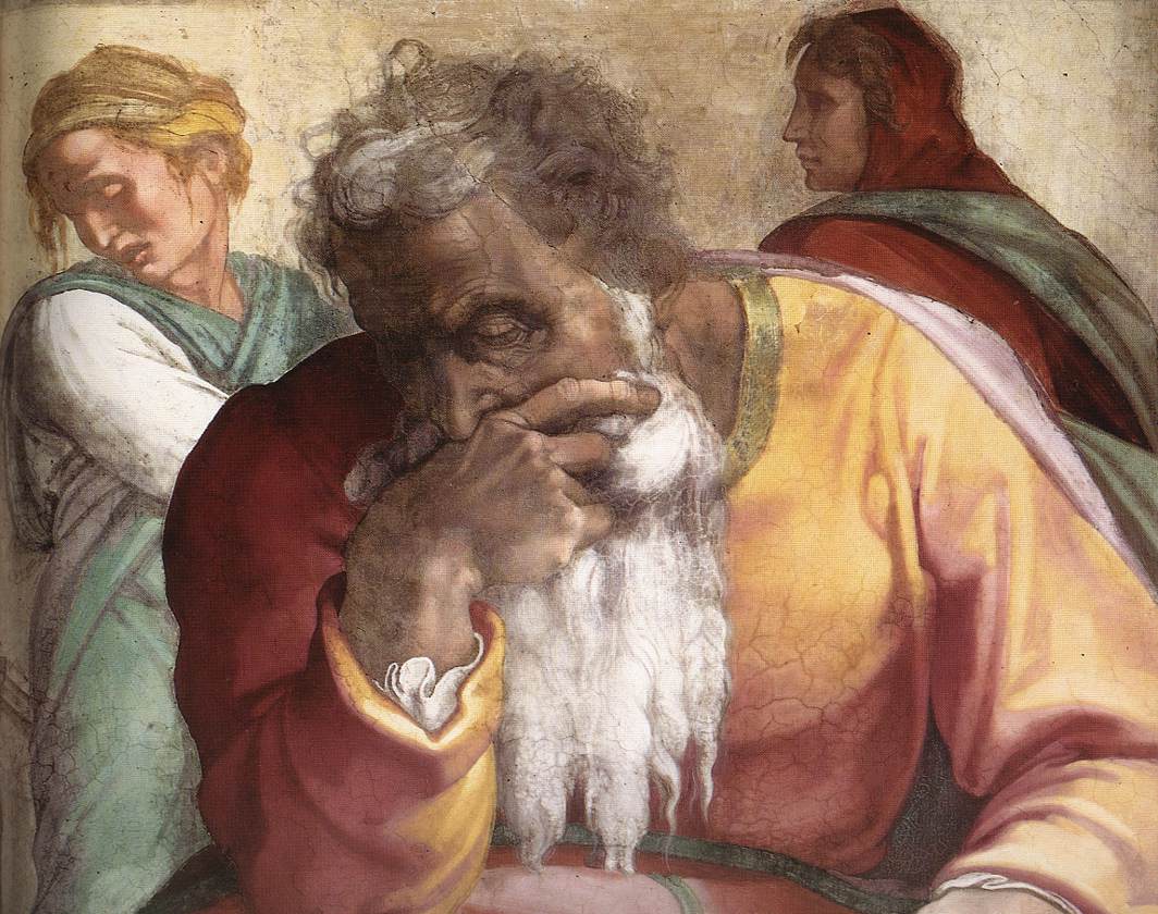 Figure 94: (R3_73) Michelangelo. Detail of Jeremiah