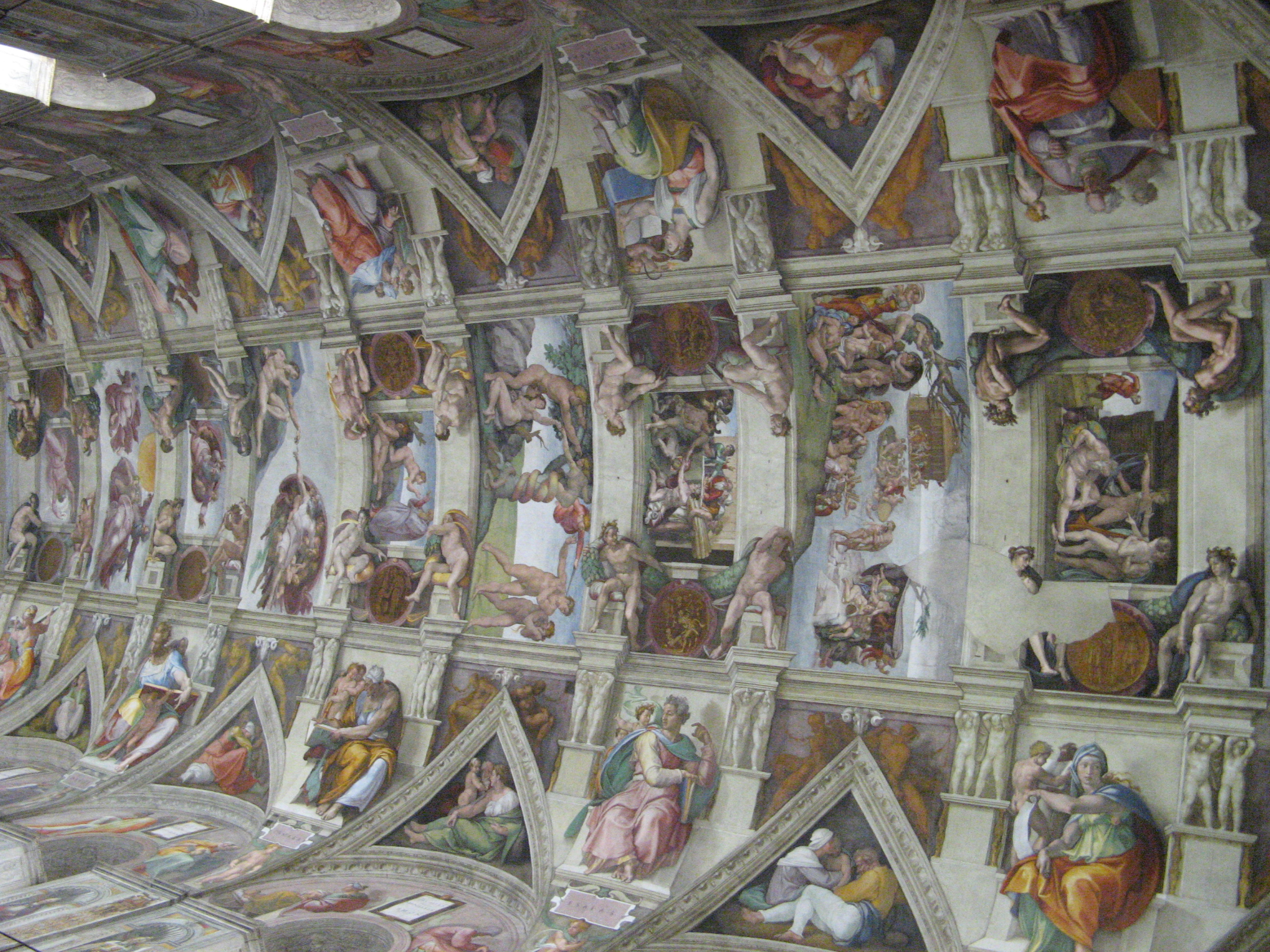 Figure 1: (R4_1) Ceiling of the Sistine Chapel
