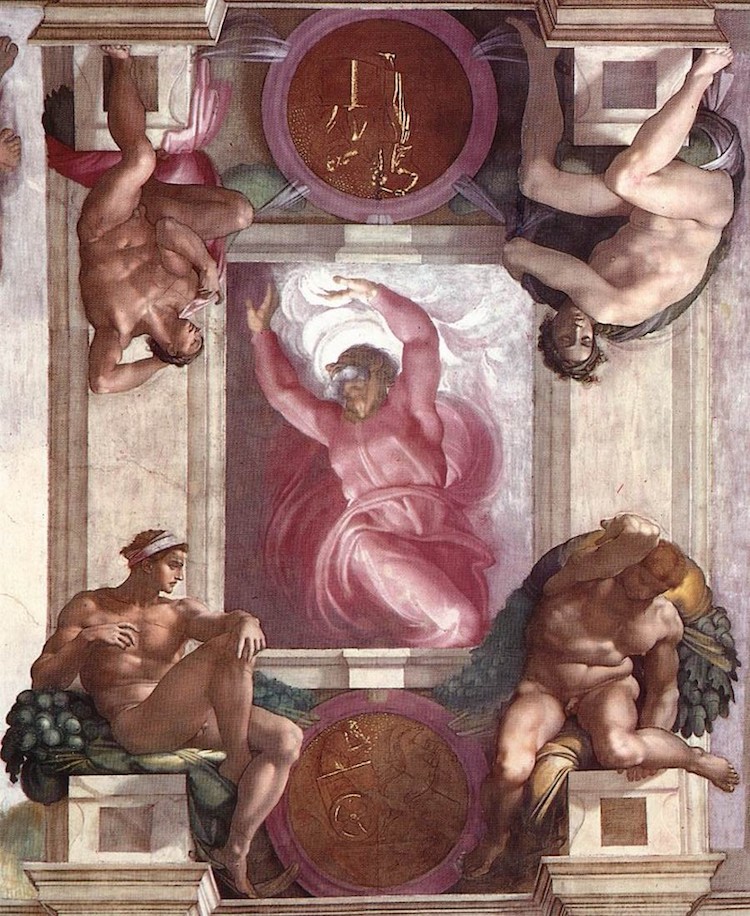Figure 12: (R4_10) Scene 1 of Sistine Chapel ceiling