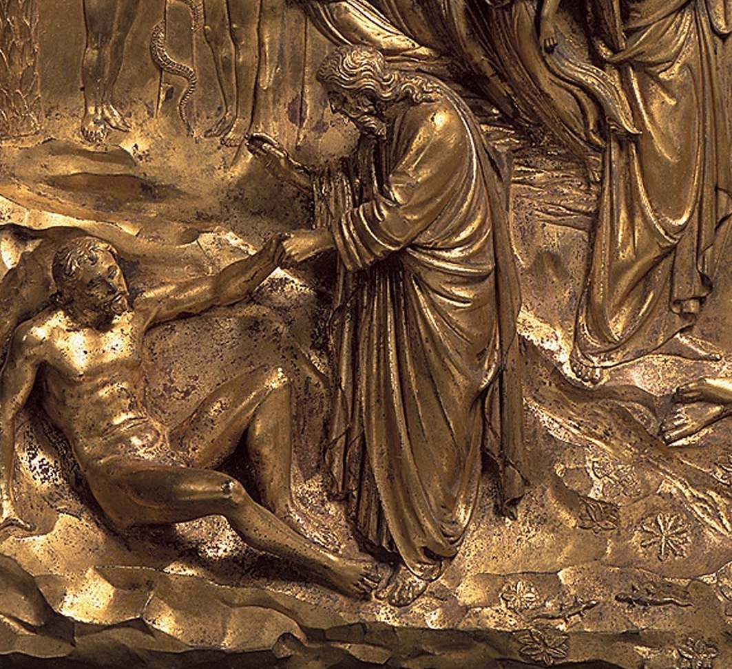 Figure 22: (R4_20) Detail from first panel of Ghiberti, Gates of Paradise