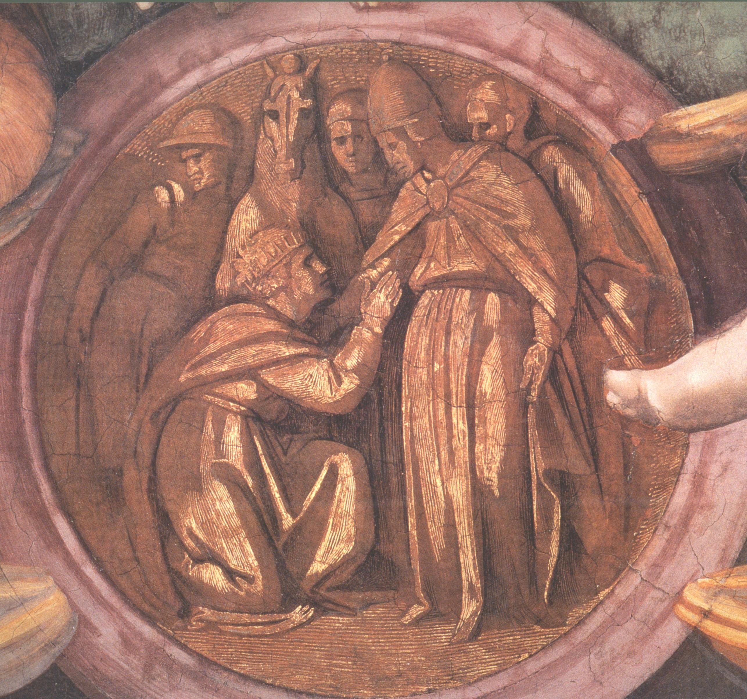 Figure 56: (R4_49) King David rebuked by Nathan, Sistine Chapel ceiling
