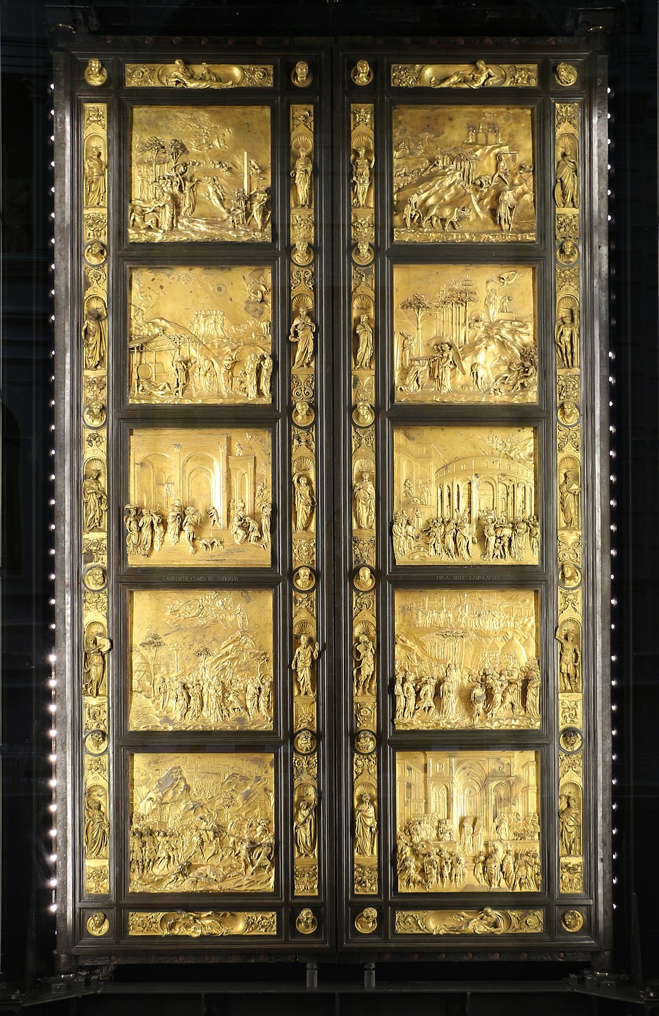 Figure 7: (R4_6) Lorenzo Ghiberti, Gates of Paradise, Museo dell’Opera del Duomo, Florence
