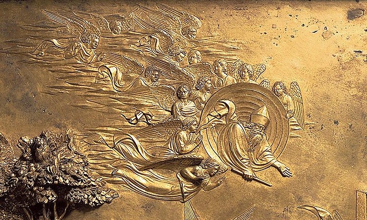 Figure 9: (R4_8) Detail from first panel of Ghiberti, Gates of Paradise