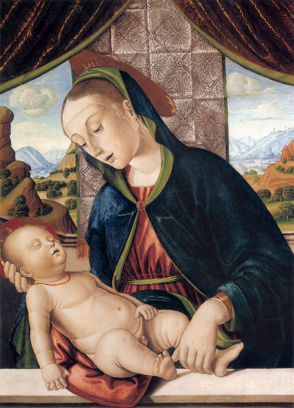 Figure 18: (R5_13) Giovanni Santi, Virgin and Child, National Gallery