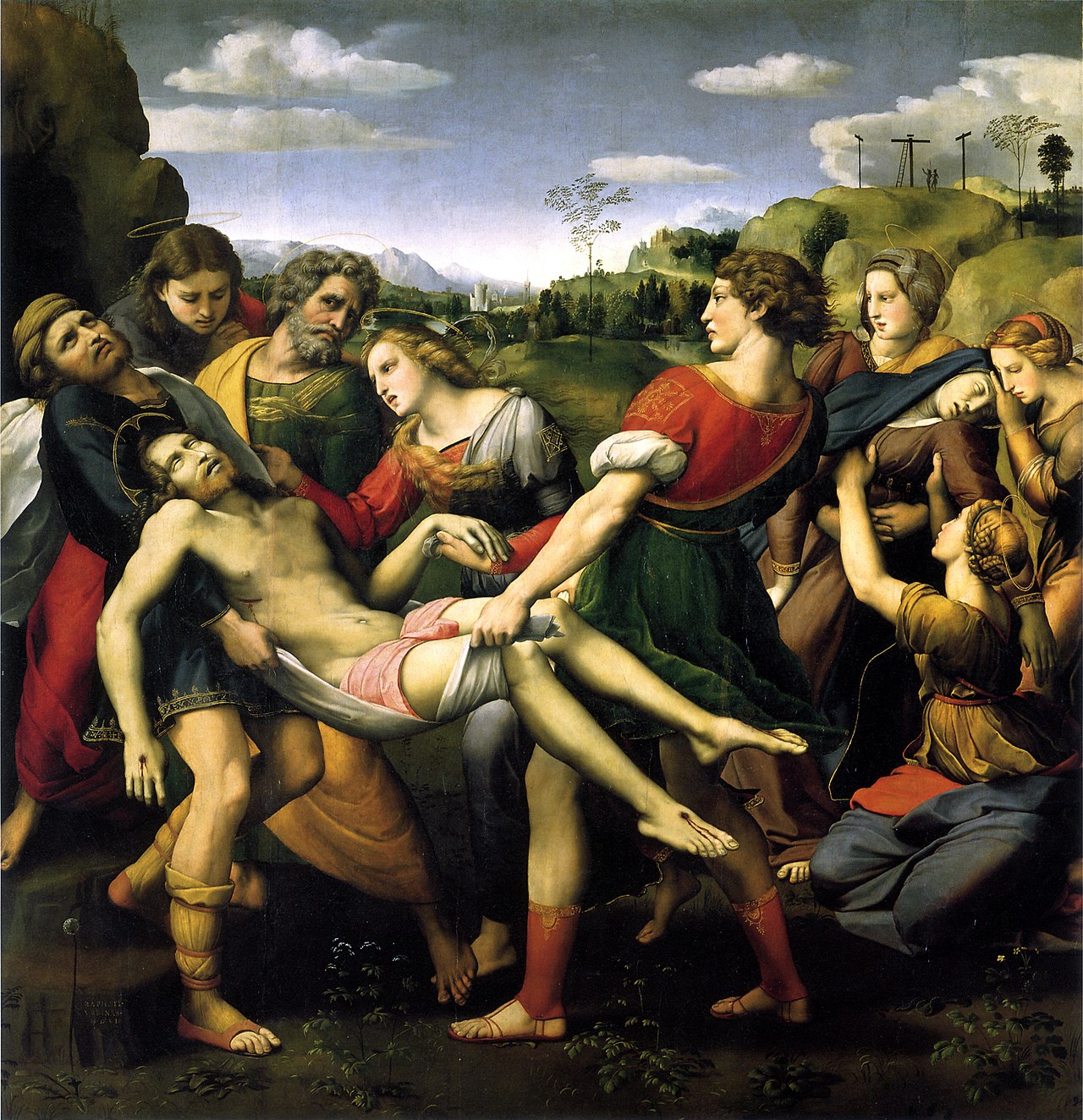 Figure 20: (R5_15) Raphael, The Entombment, Galleria Borghese