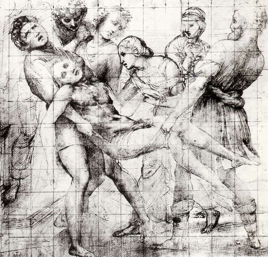 Figure 26: (R5_19a) Raphael, Study for the Baglioni Entombment, Uffizi