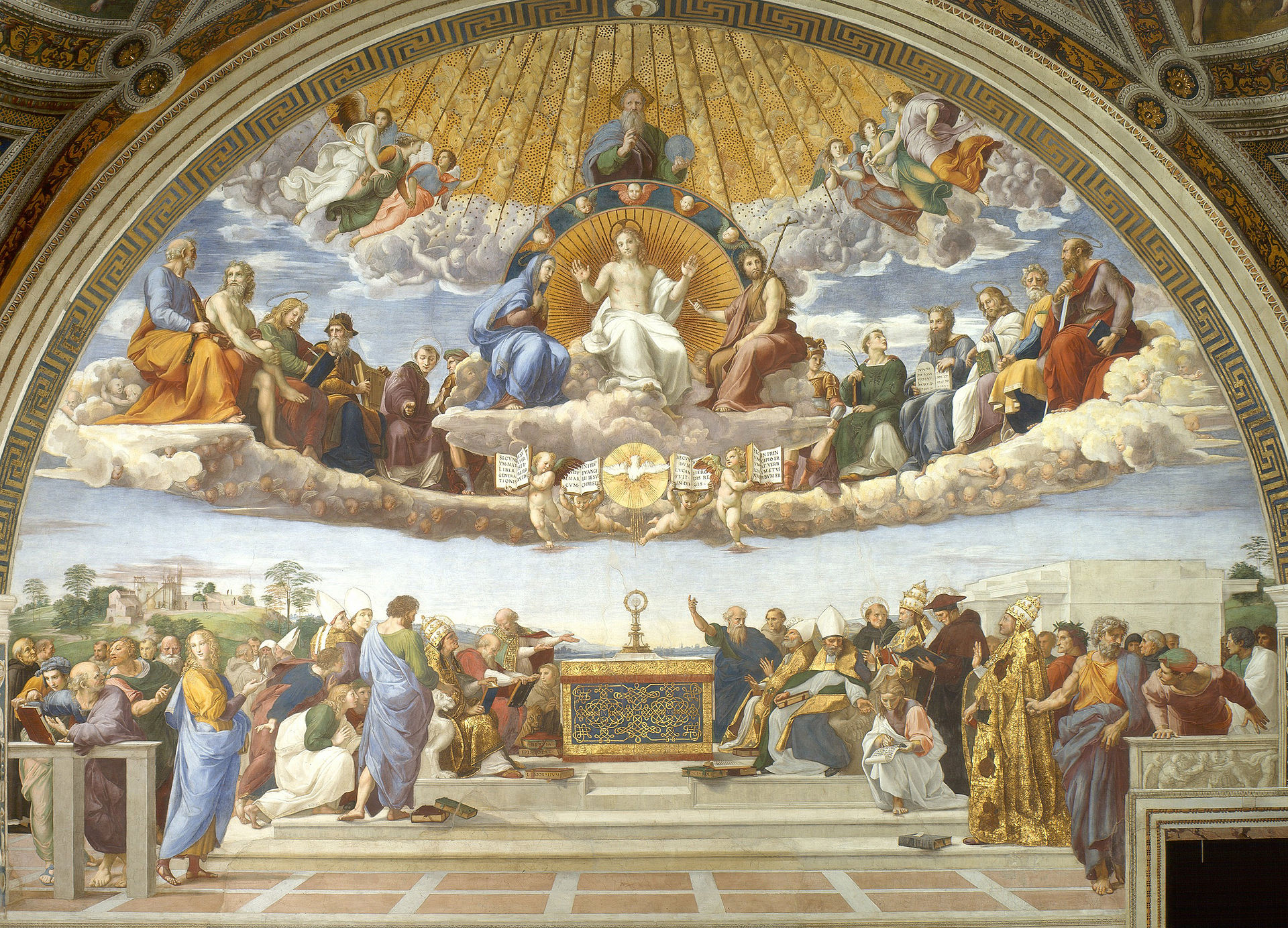 Figure 30: (R5_21) Raphael, Disputation of the Holy Sacrament, Vatican Museums