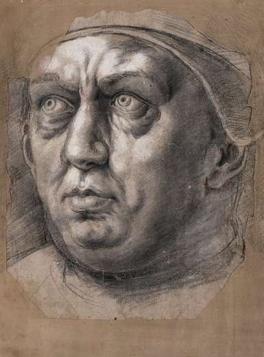 Figure 35: (R5_26a) Raphael, Drawing of Leo X, Chatsworth