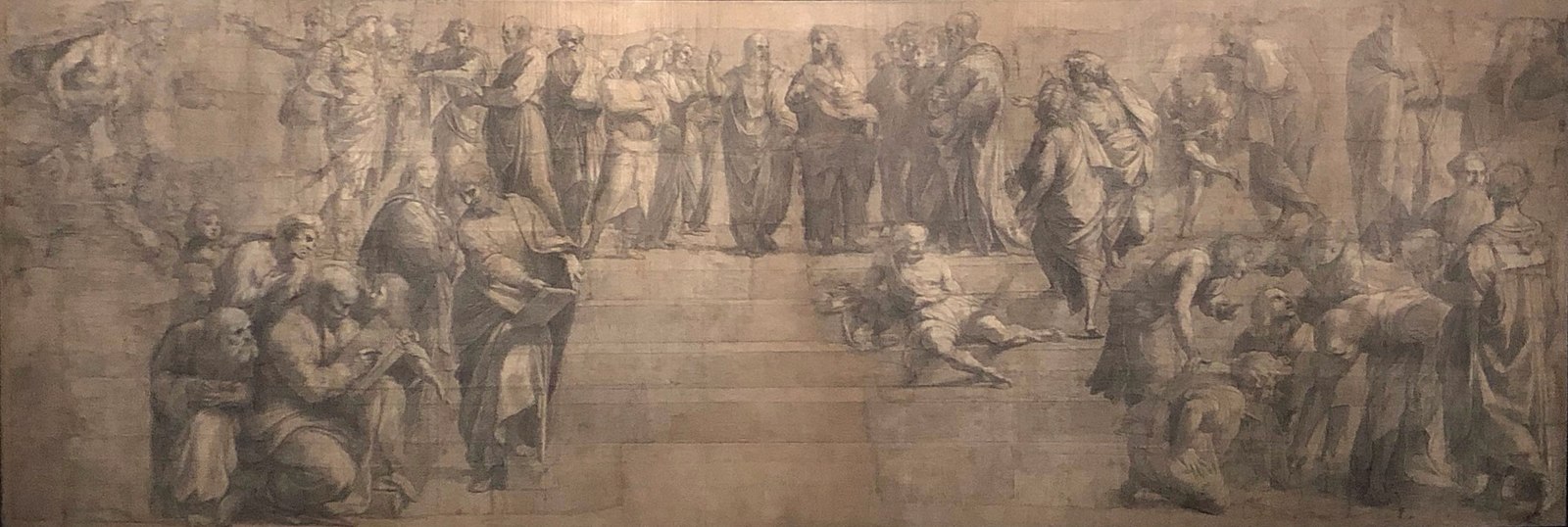 Figure 40: (R5_31) Cartoon for Raphael, School of Athens, Pinacoteca Ambrosiana