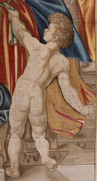 Figure 41: (R5_32a) Detail from tapestry of The Healing of the Lame Man