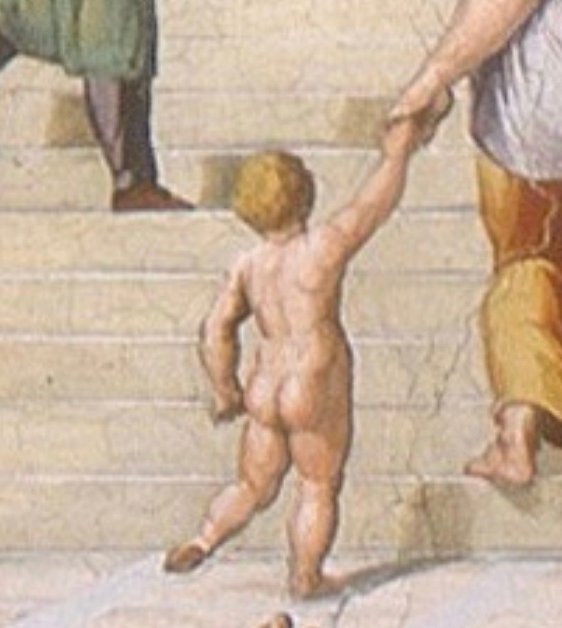 Figure 42: (R5_32b) Detail from Raphael, The Fire in the Borgo, Vatican Museums (flipped)