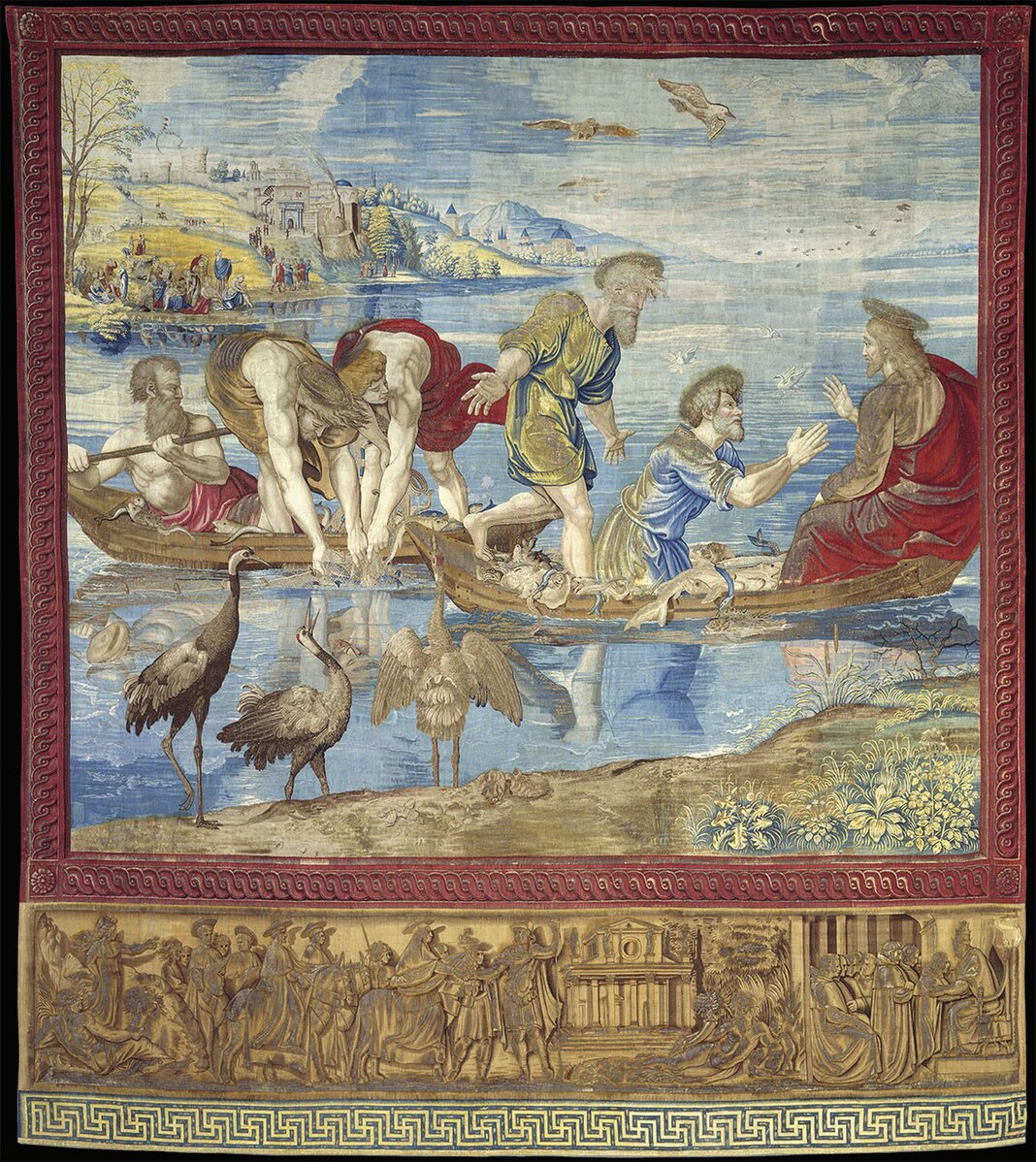 Figure 45: (R5_35) Workshop of Pieter van Aelst, Tapestry of The Miraculous Draft of Fish, Vatican Museums
