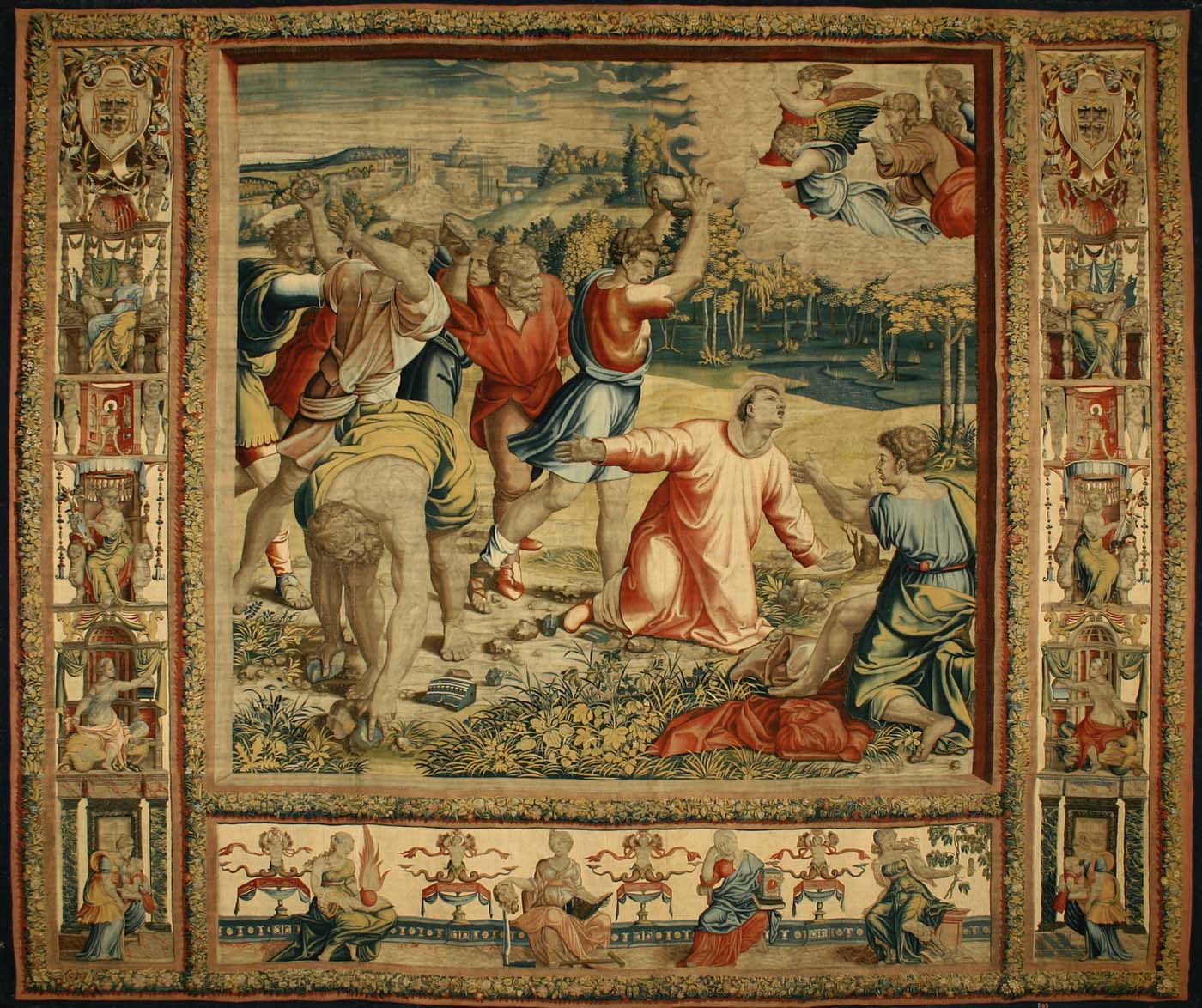 Figure 53: (R5_42) Jan van Tieghem, Tapestry of The Stoning of Stephen, Palazzo Ducale, Mantua
