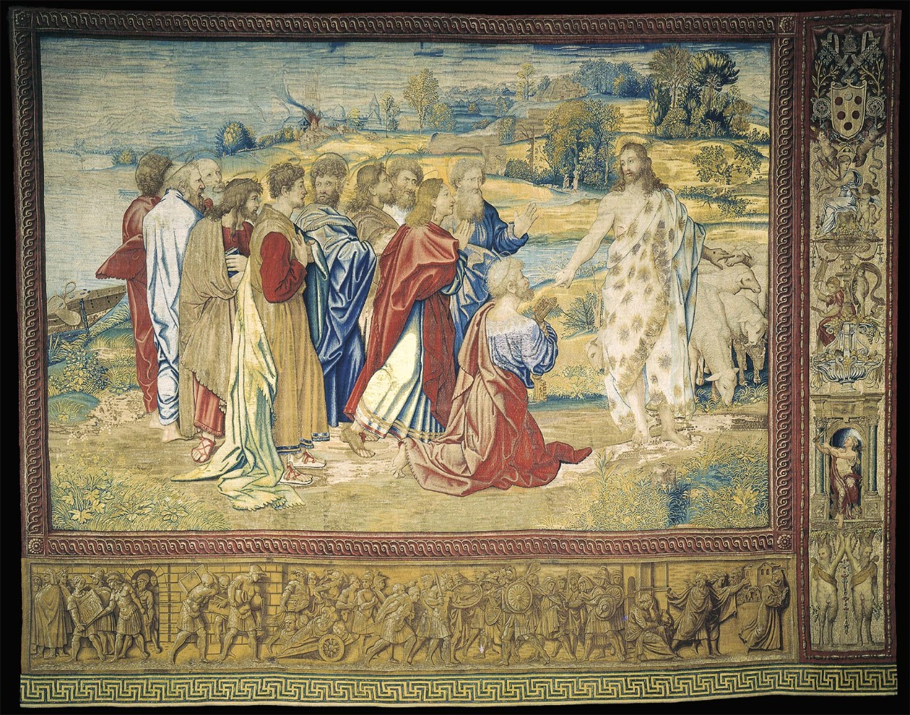 Figure 57: (R5_46) Pieter van Aelst, Tapestry of Christ’s Charge to Peter, Palazzo Ducale, Mantua