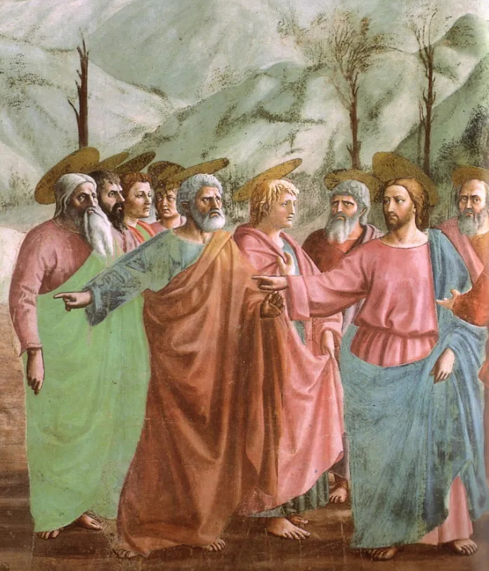 Figure 63: (R5_49b) Detail from Masaccio, The Tribute Money, Brancacci Chapel, Santa Maria del Carmine