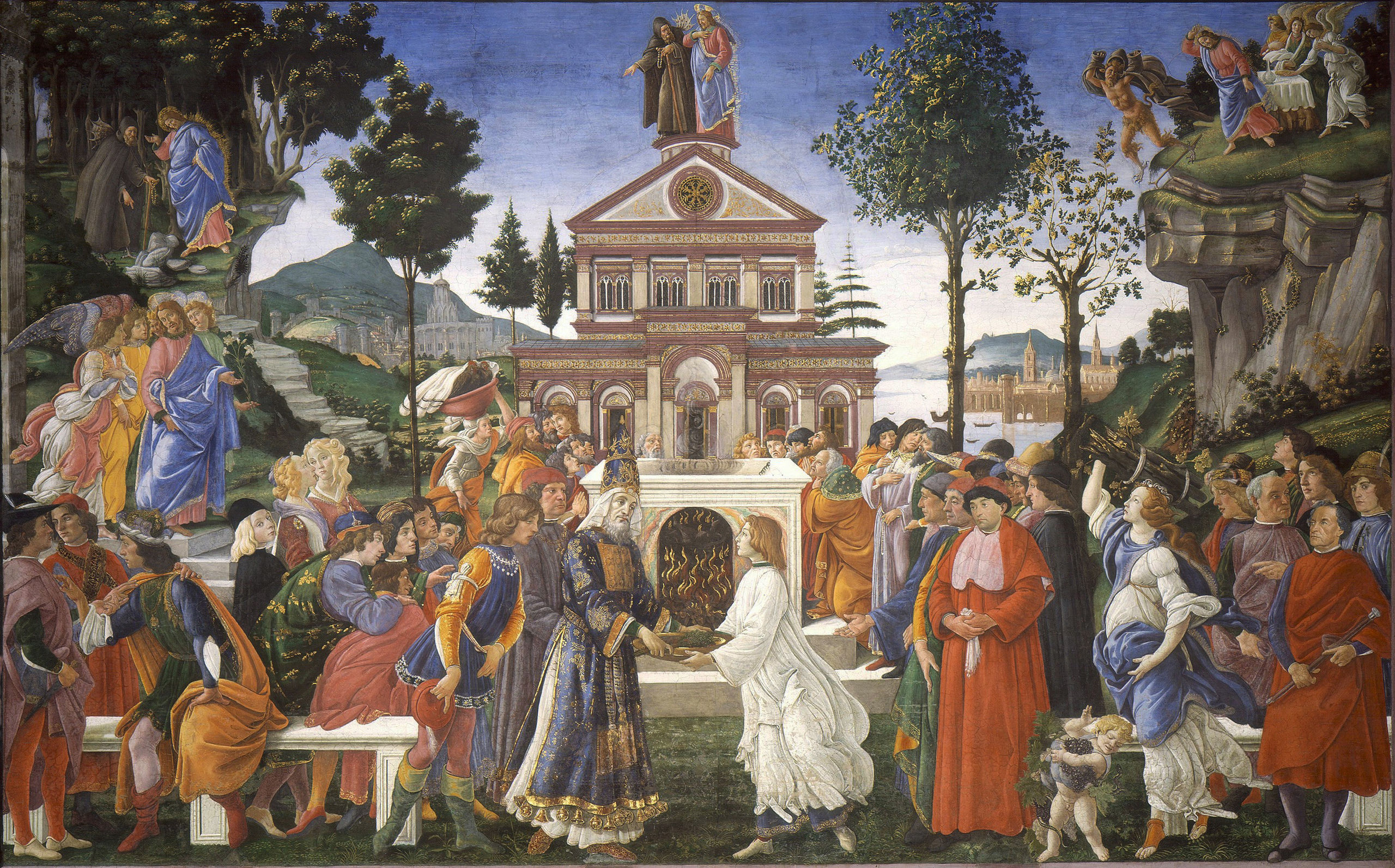 Figure 65: (R5_51) Botticelli, The Temptation of Christ, Sistine Chapel