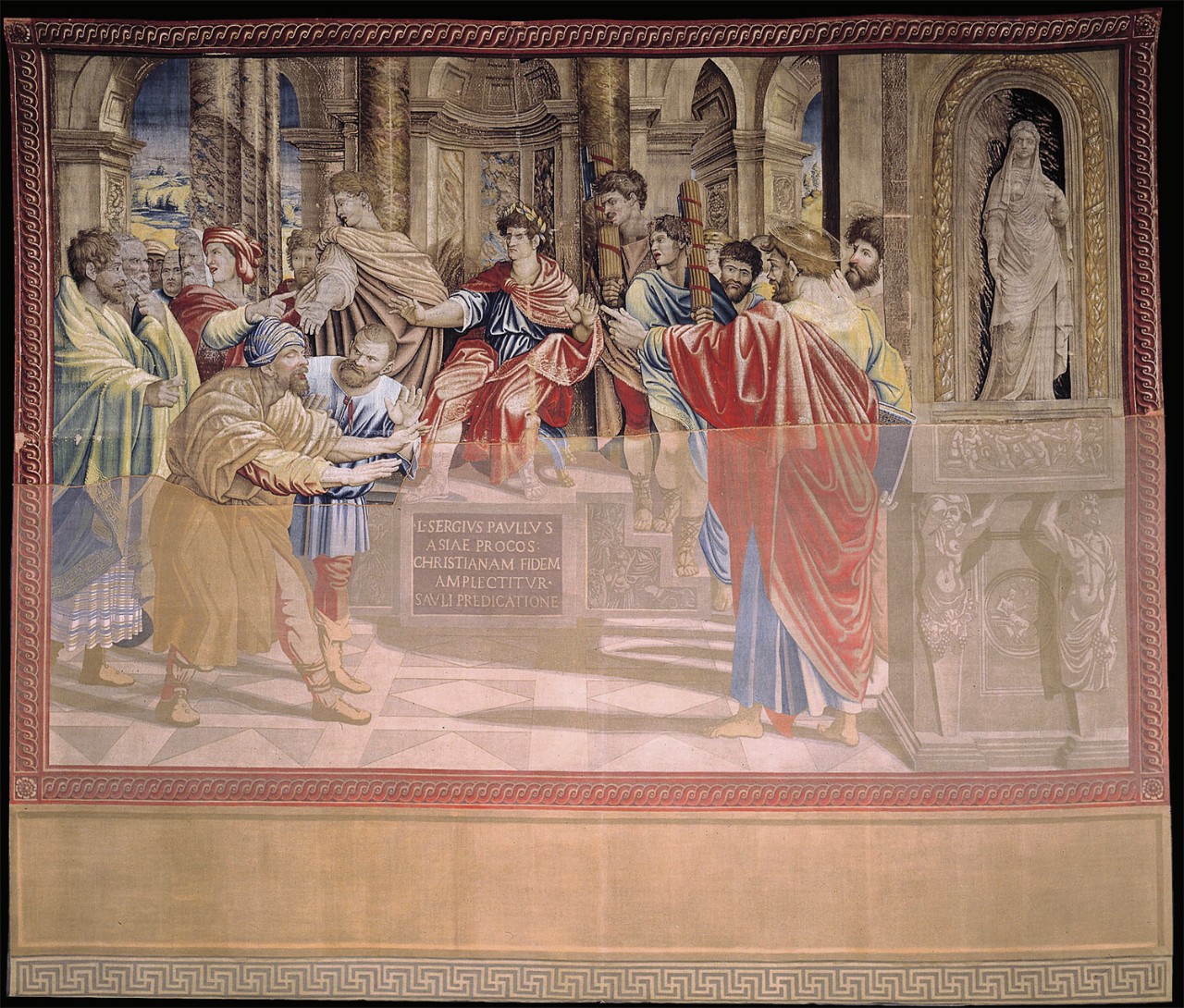 Figure 70: (R5_58) Pieter van Aelst, Tapestry of The Conversion of the Proconsul, Sistine Chapel
