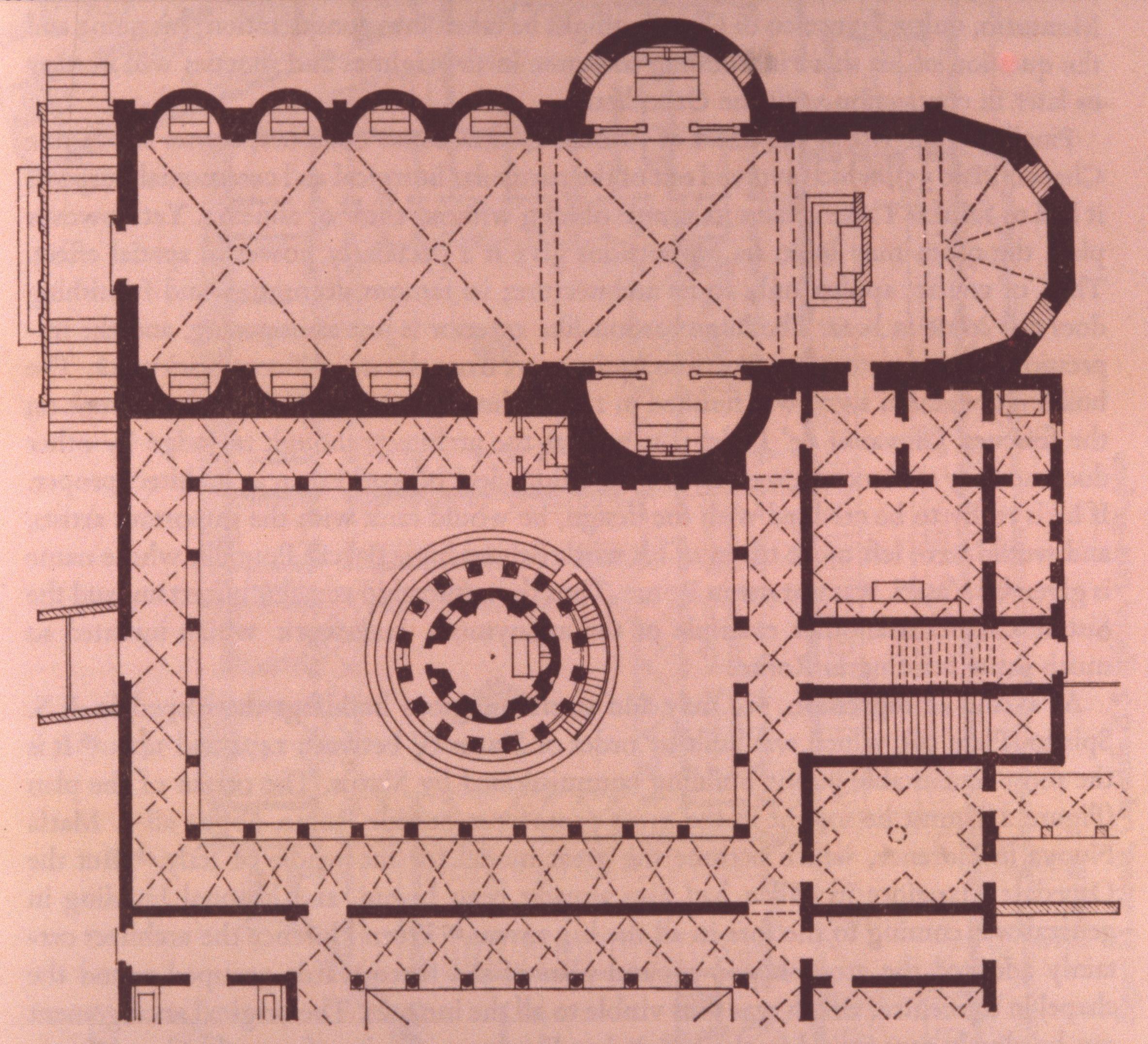 Figure 12: (R5_8) Floorplan of San Pietro in Montorio