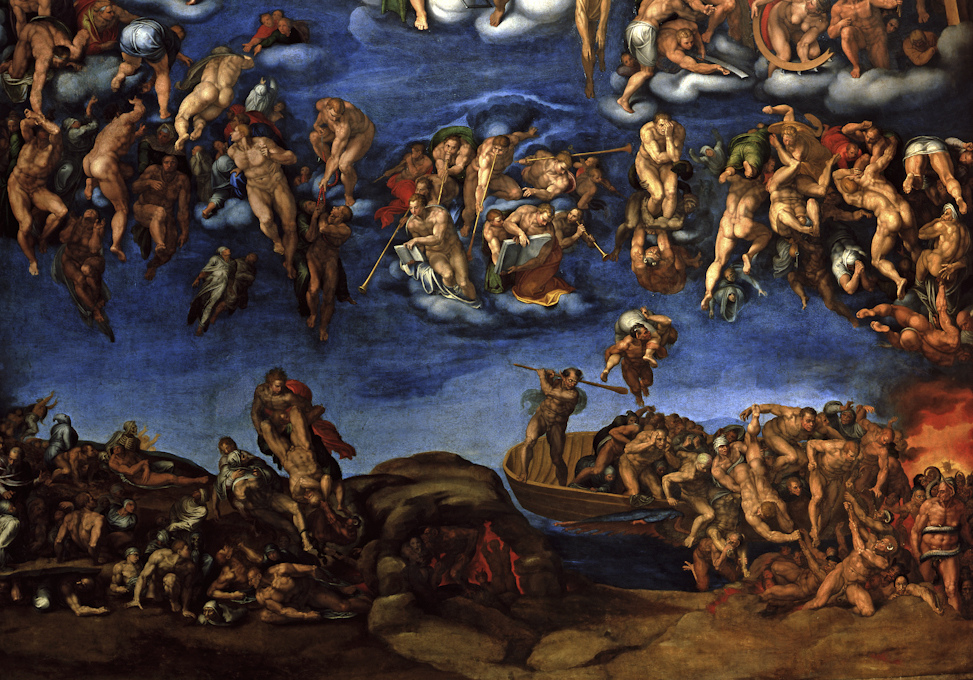 Figure 31: (R6_25a) Detail from Marcello Venusti, The Last Judgement