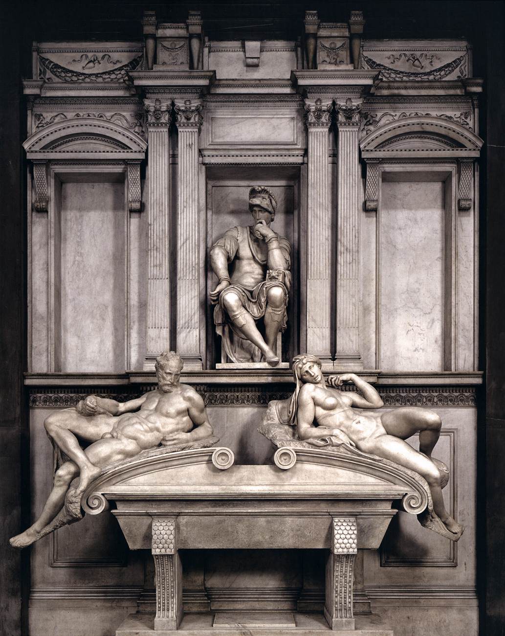 Figure 36: (R6_29) Michelangelo, Tomb of Lorenzo de’ Medici, Sagrestia Nuova, San Lorenzo, Florence