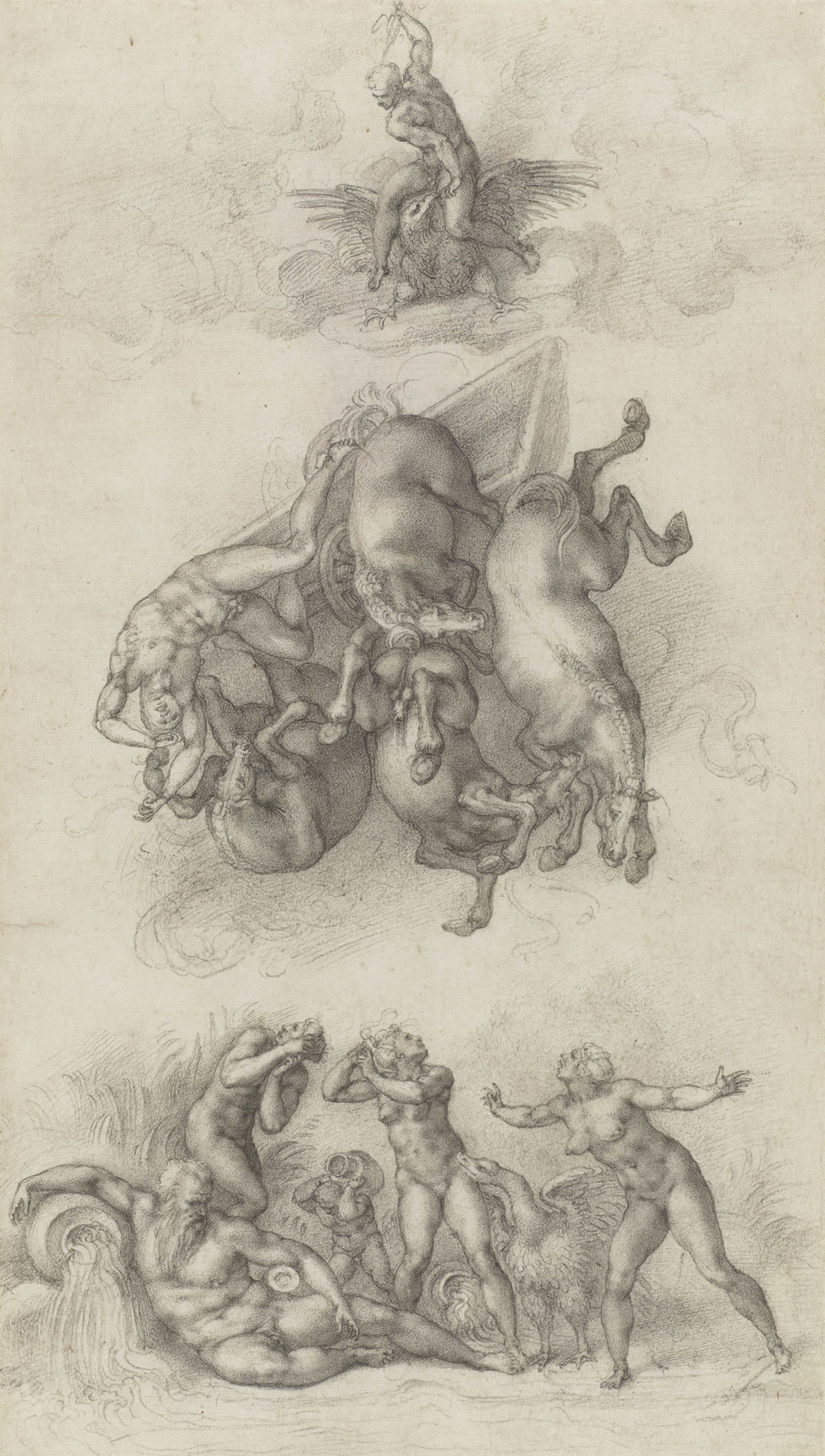 Figure 41: (R6_33) Sketch by Michelangelo, Royal Collection