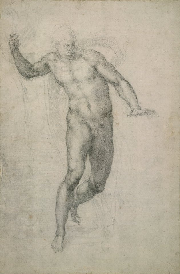 Figure 42: (R6_34) Sketch by Michelangelo, British Museum (flipped)