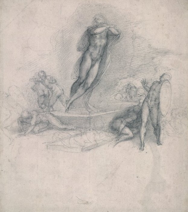 Figure 43: (R6_35) Sketch by Michelangelo, British Museum