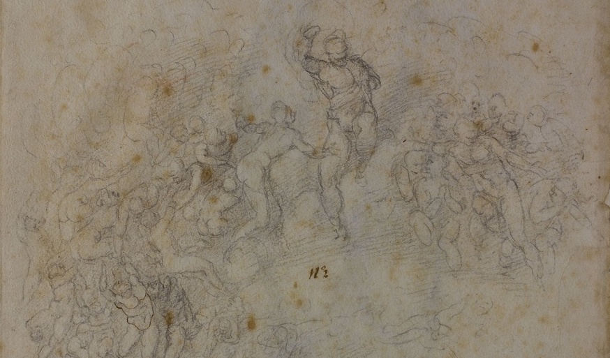 Figure 51: (R6_43) Detail from sketch for The Last Judgement