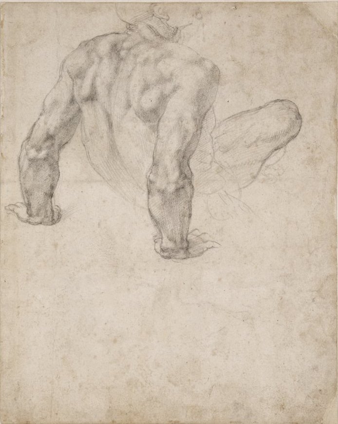 Figure 60: (R6_47) Sketch by Michelangelo, British Museum