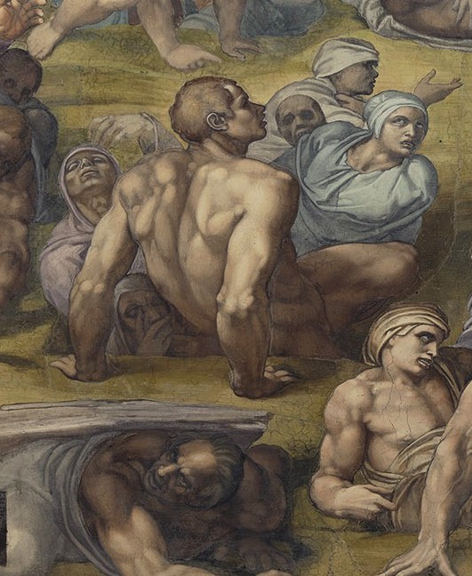 Figure 61: (R6_47a) Detail from The Last Judgement