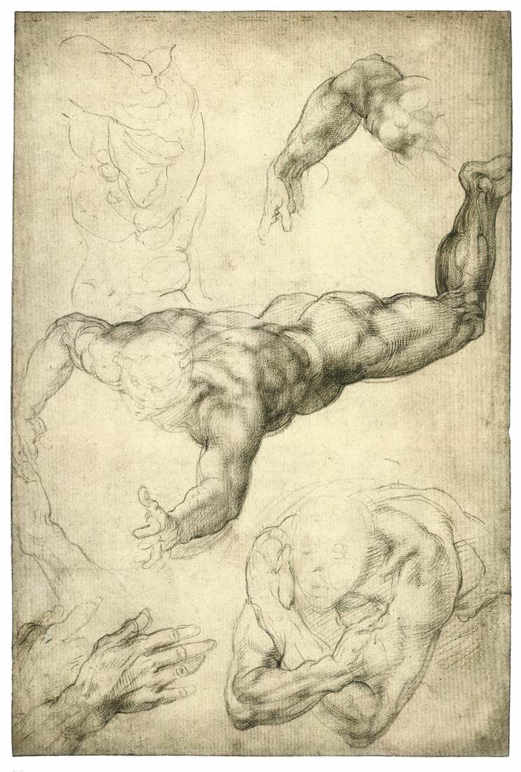 Figure 58: (R6_49) Sketch by Michelangelo, British Museum