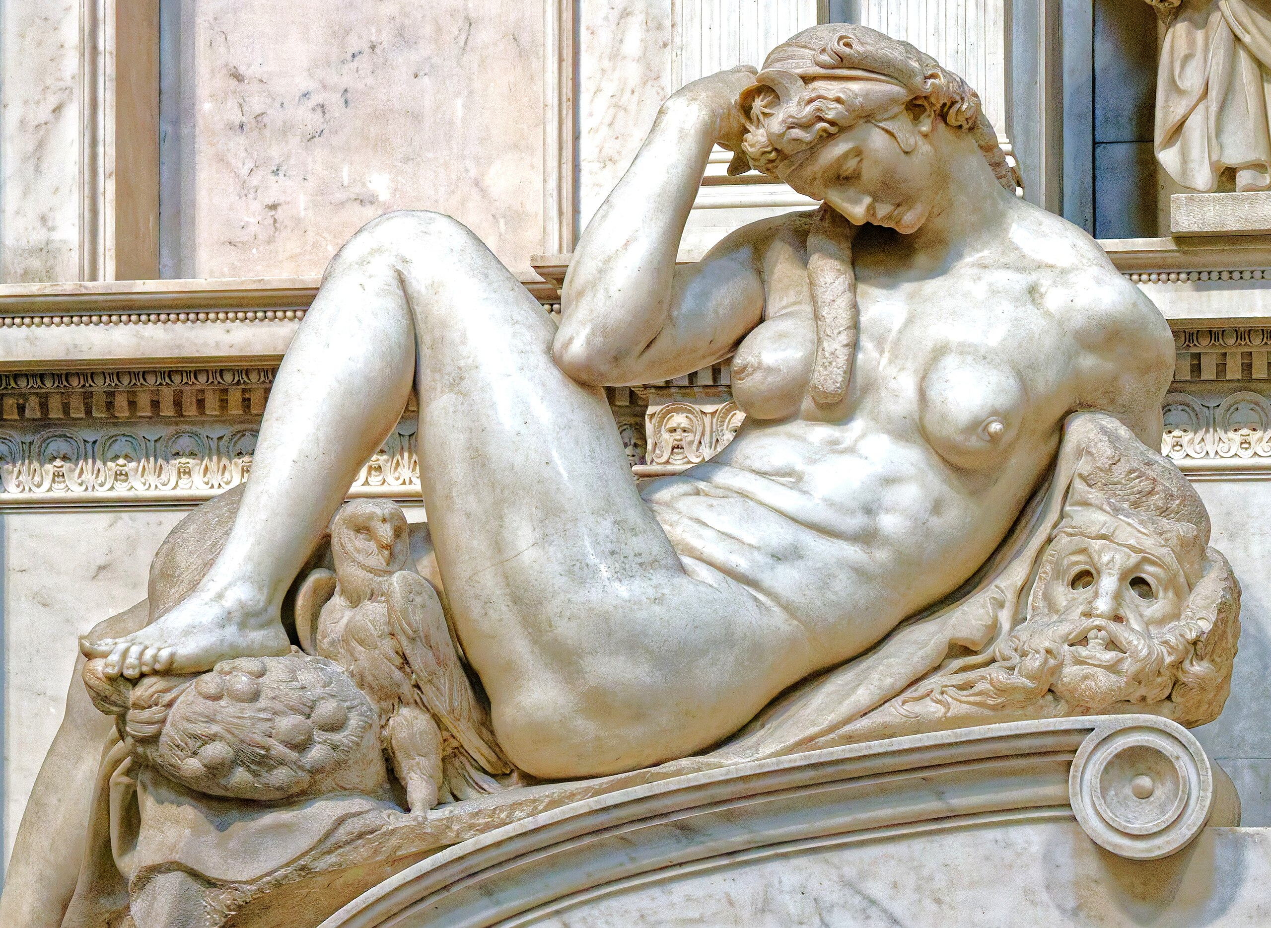 Figure 82: (R6_64) Michelangelo, Night, Sagrestia Nuova, San Lorenzo, Florence