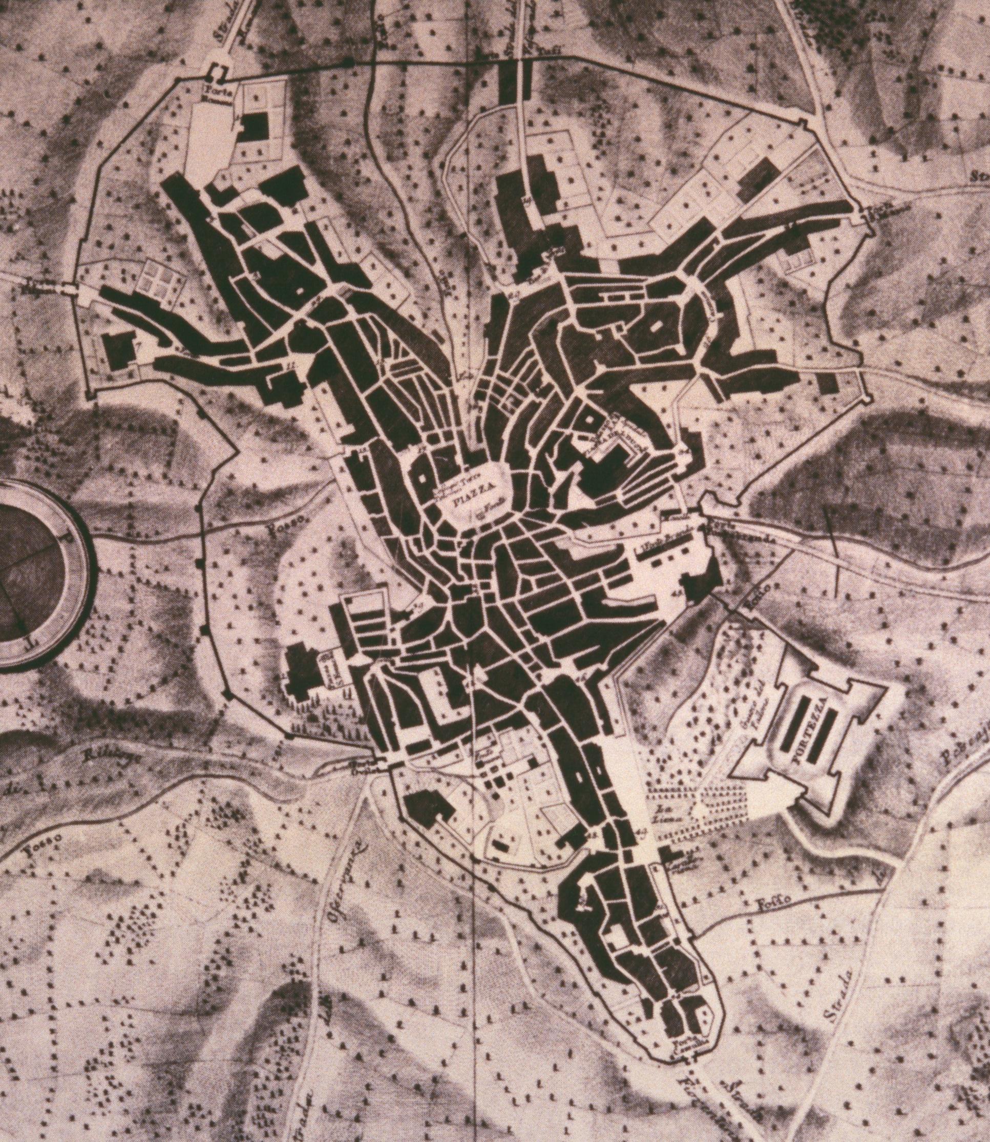 Figure 20: (S1_18) Plan of Siena, c. 1800