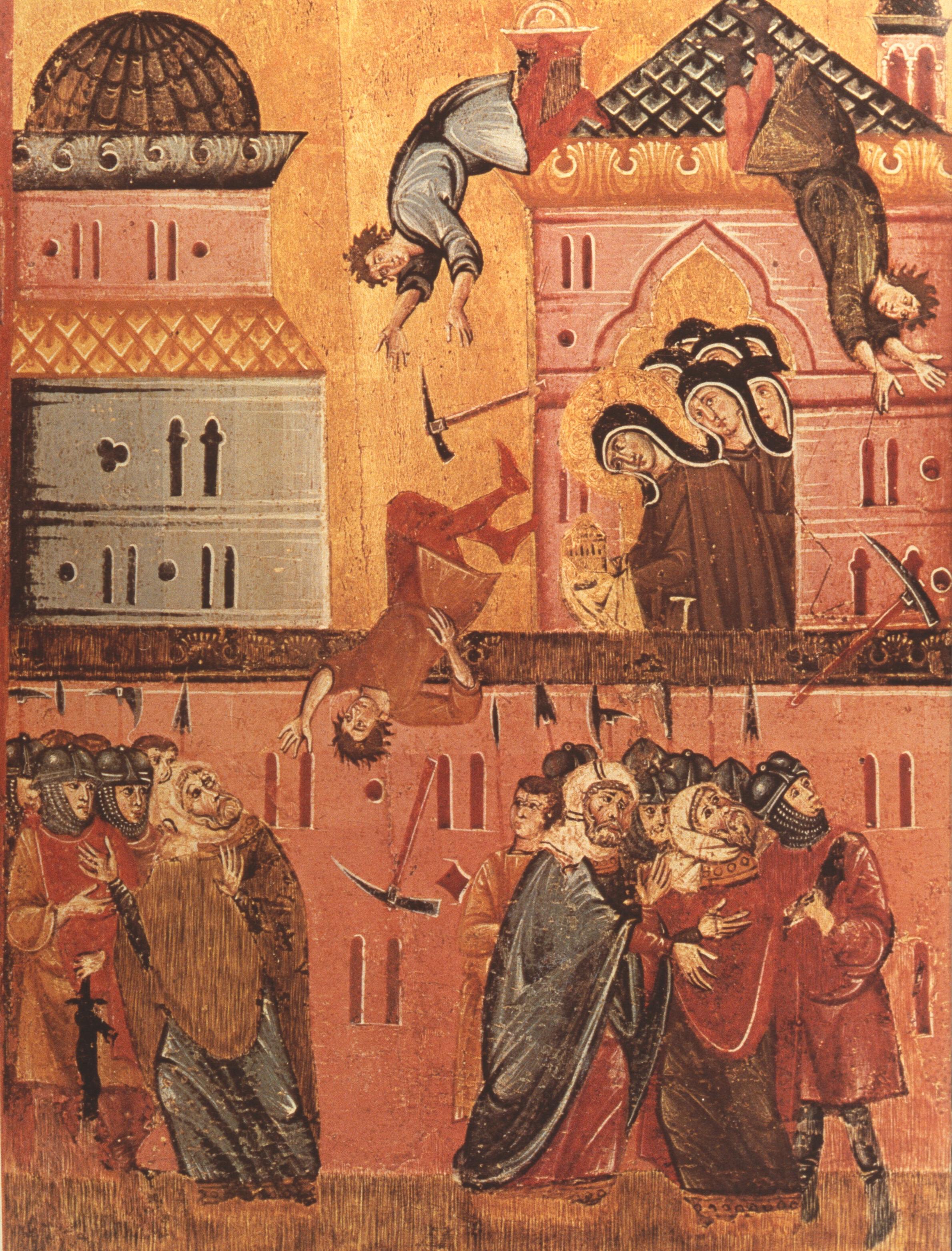 Figure 53: (S1_42) Detail of Dietisalvi di Speme, St Clare diptych, Pinacoteca Siena