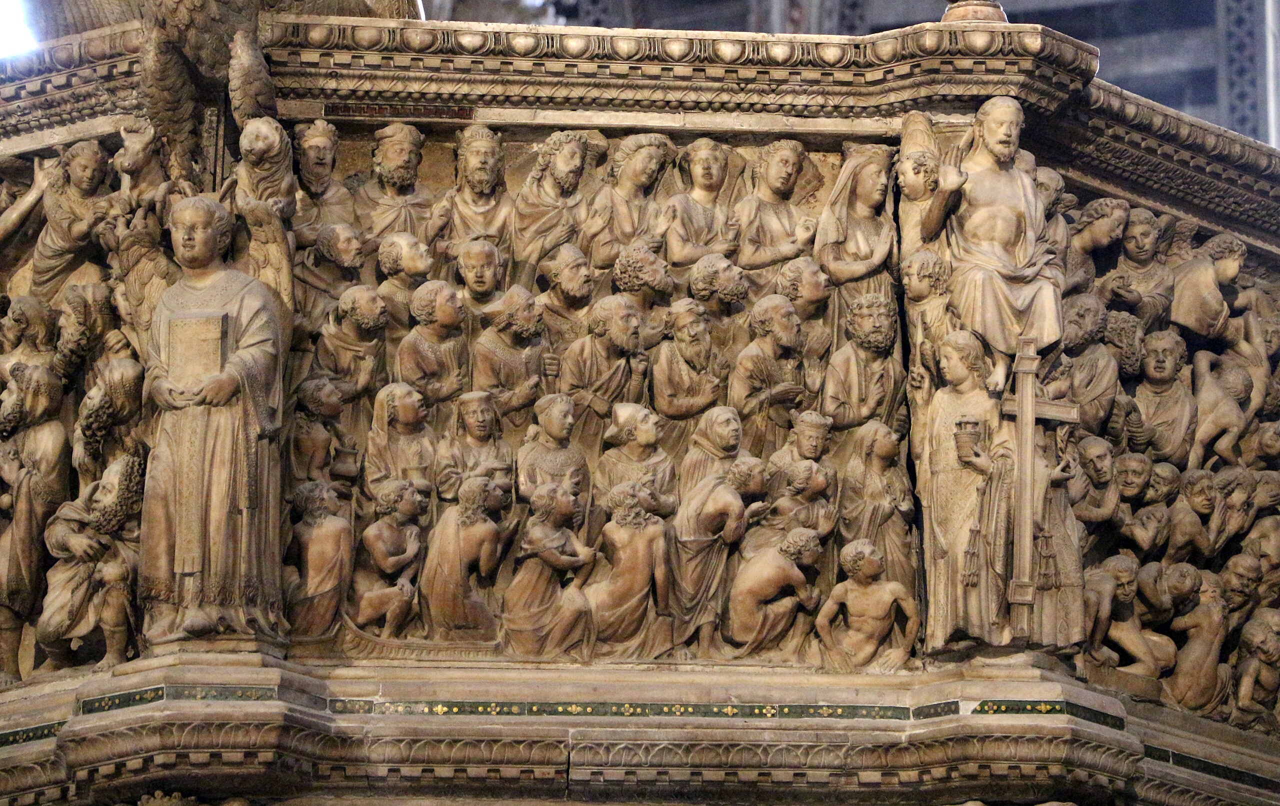 Figure 66: (S1_55) Sixth panel of pulpit in Duomo, Siena