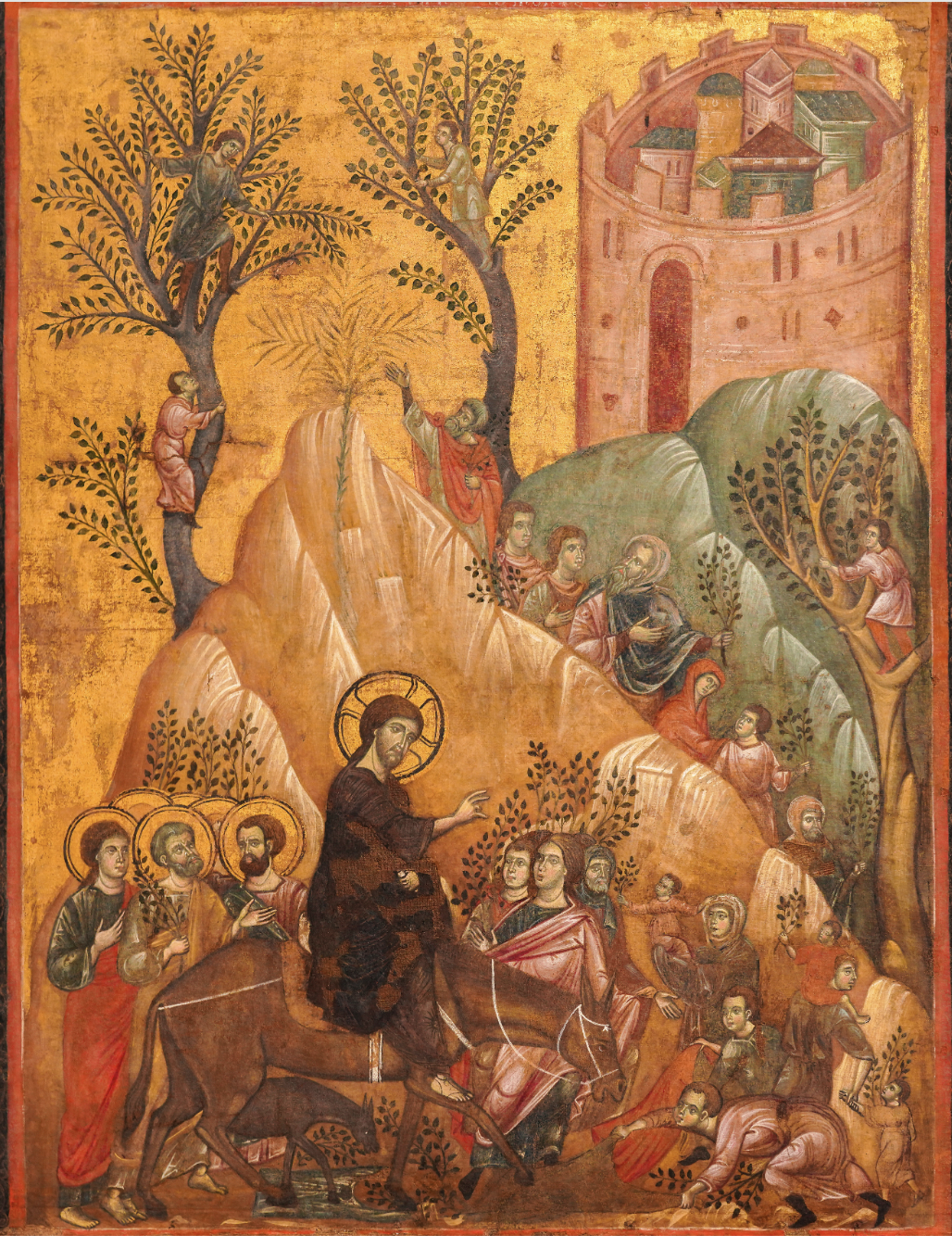 Figure 42: (S2_30) Guido da Siena, Entry into Jerusalem, Pinacoteca Siena