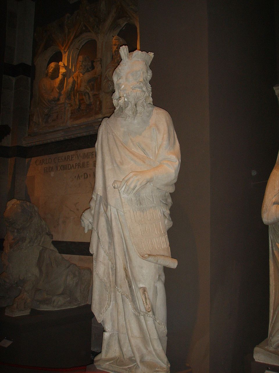 Figure 14: (S2_9) Giovanni Pisano, Moses, Duomo of Siena
