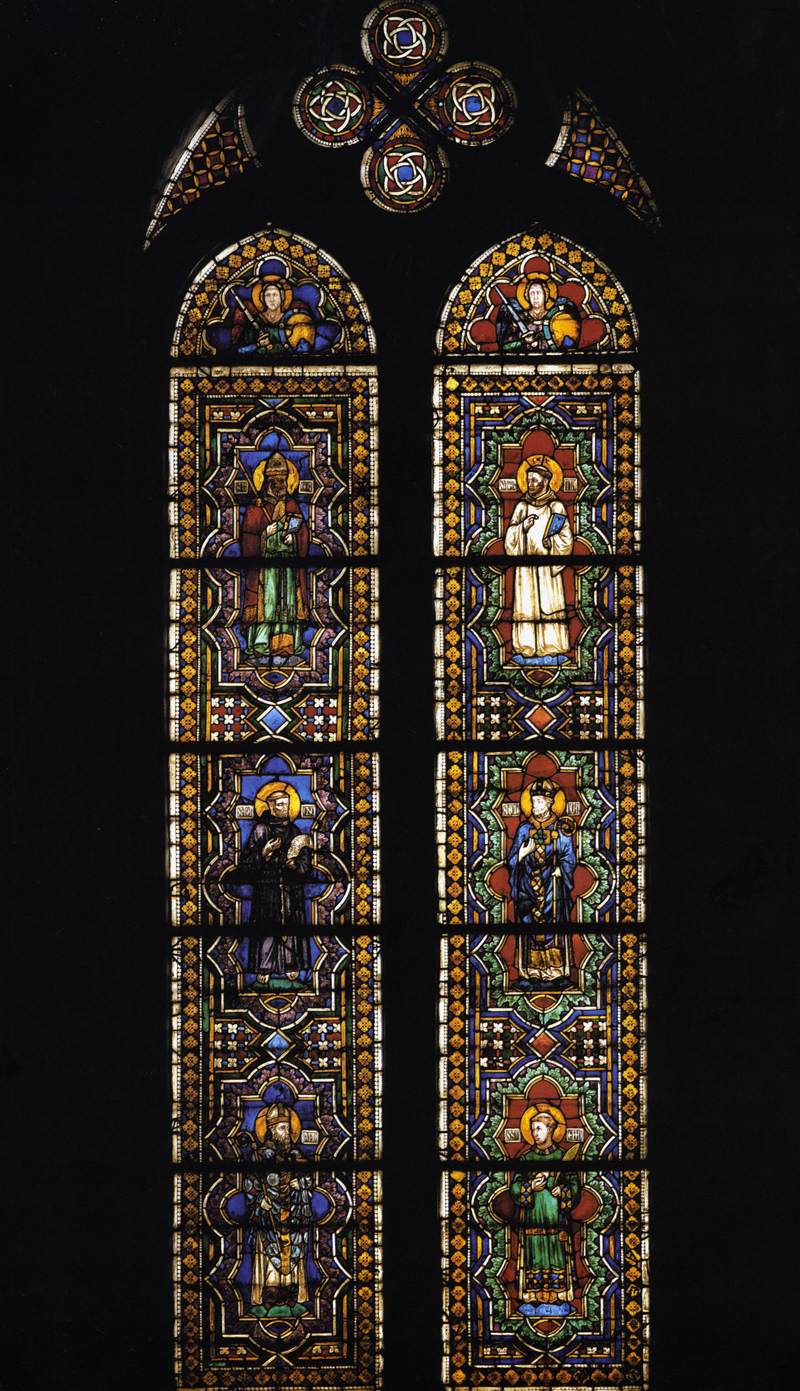 Figure 38: (S3_24) Stained glass in Chapel of St Martin, Lower Church