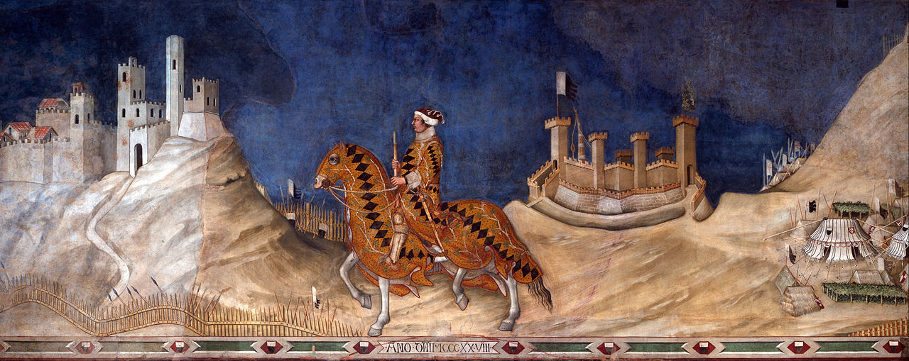 Figure 62: (S3_39) Simone Martini, Equestrian Portrait of Guidoriccio da Fogliano, Palazzo Pubblico
