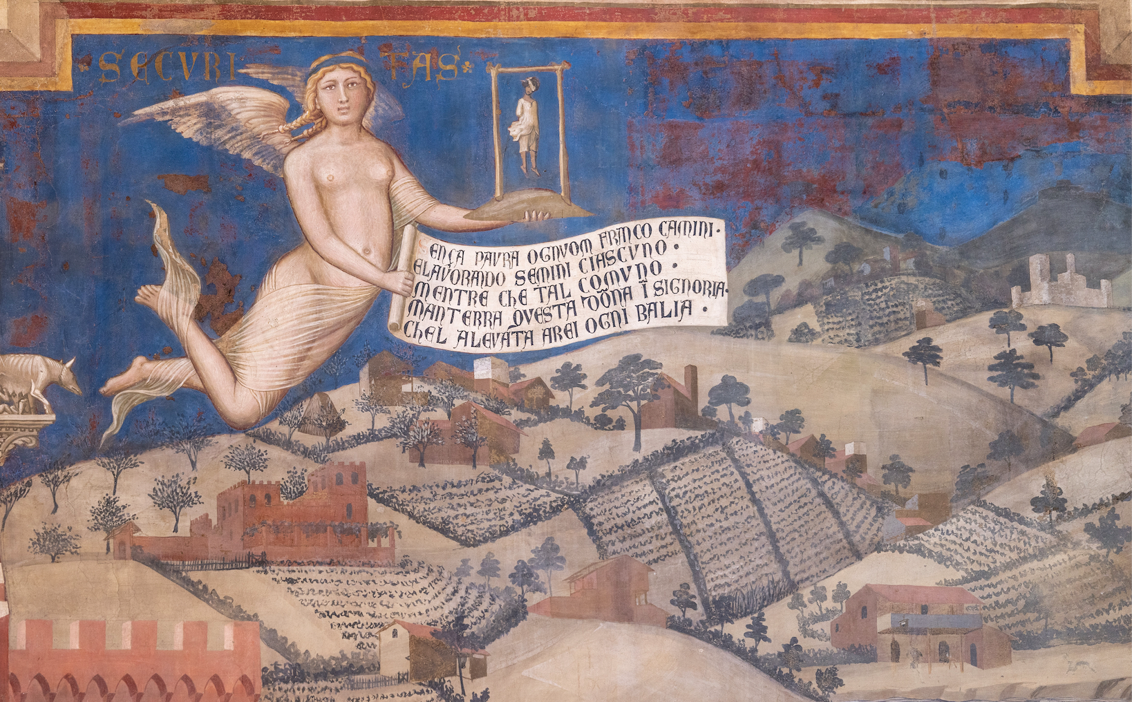 Figure 49: (S4_41) Figure of Securitas (The city controls the contado, Palazzo Pubblico, Siena)