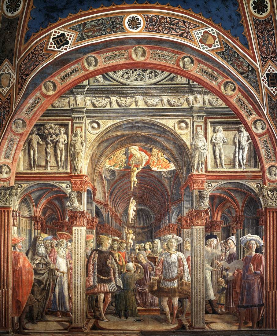 Figure 16: (S5_11) Vecchietta, First history scene in the Pellegrinaio