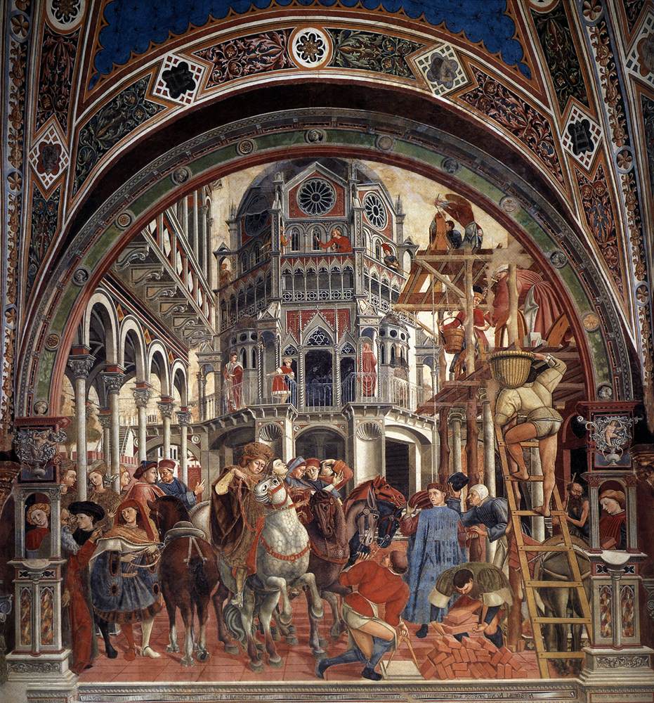 Figure 18: (S5_12) Domenico di Bartolo, Second history scene in the Pellegrinaio