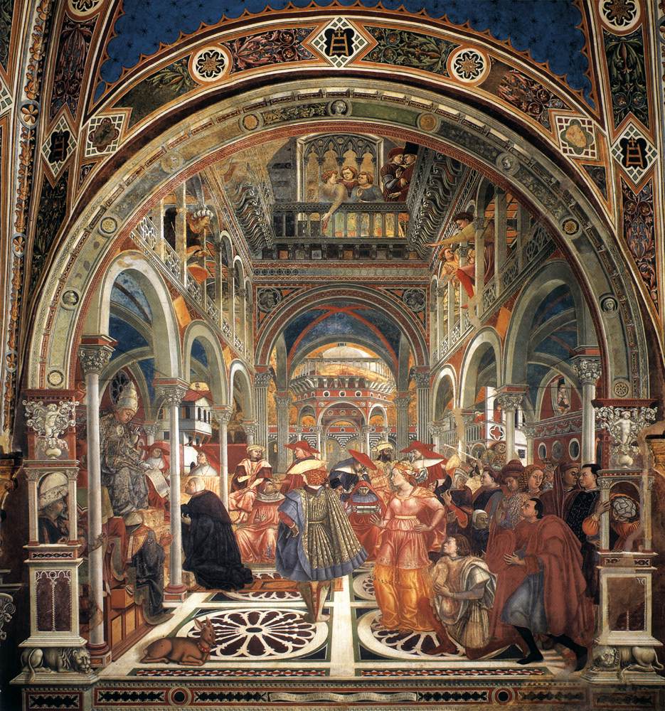 Figure 22: (S5_16) Domenico di Bartolo, Fourth history scene in Pellegrinaio